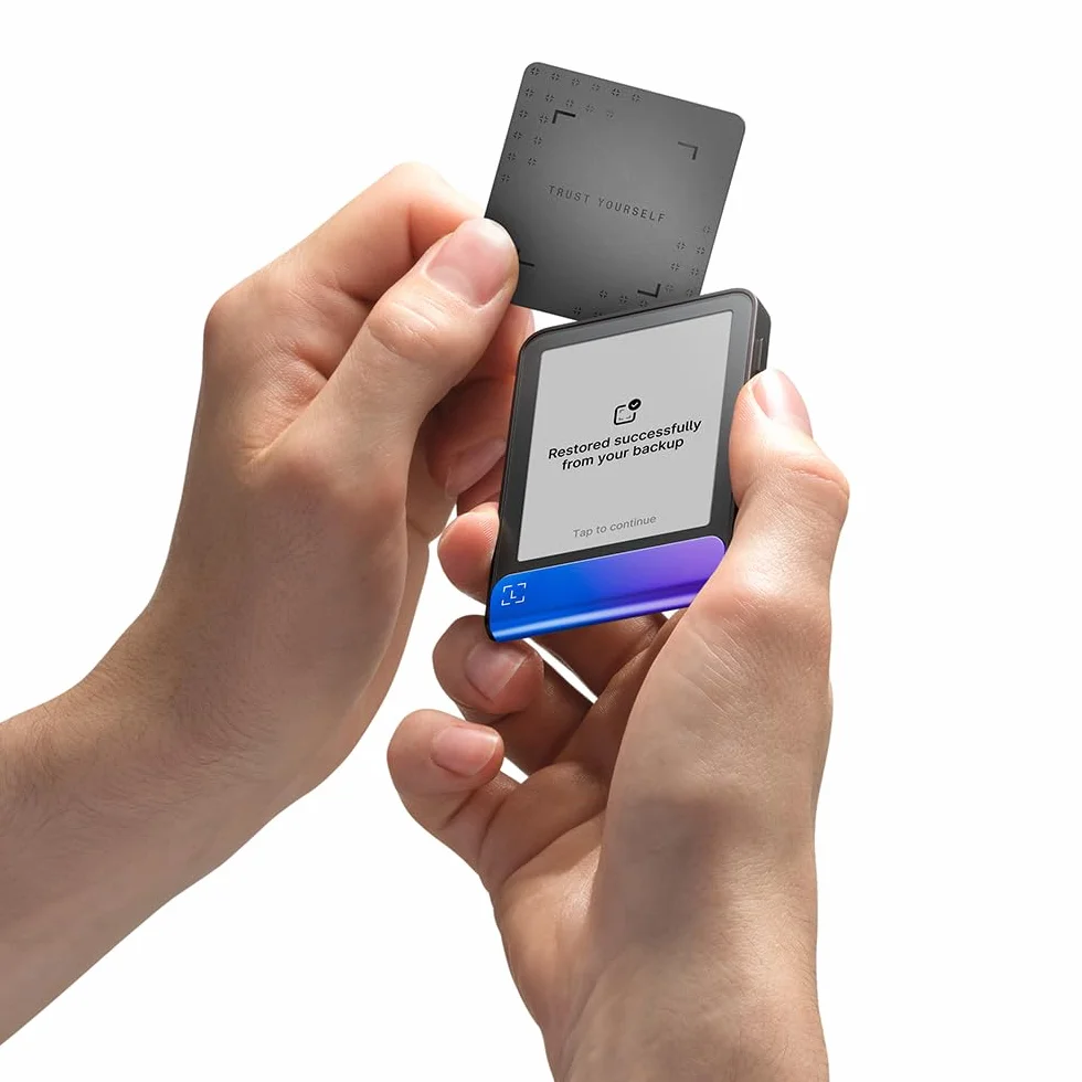 Ledger Flex - signer con touchscreen per criptovalute - gestisci in sicurezza i tuoi asset e la tua identità digitali con l'app Ledger Wallet (Blu nettuno)