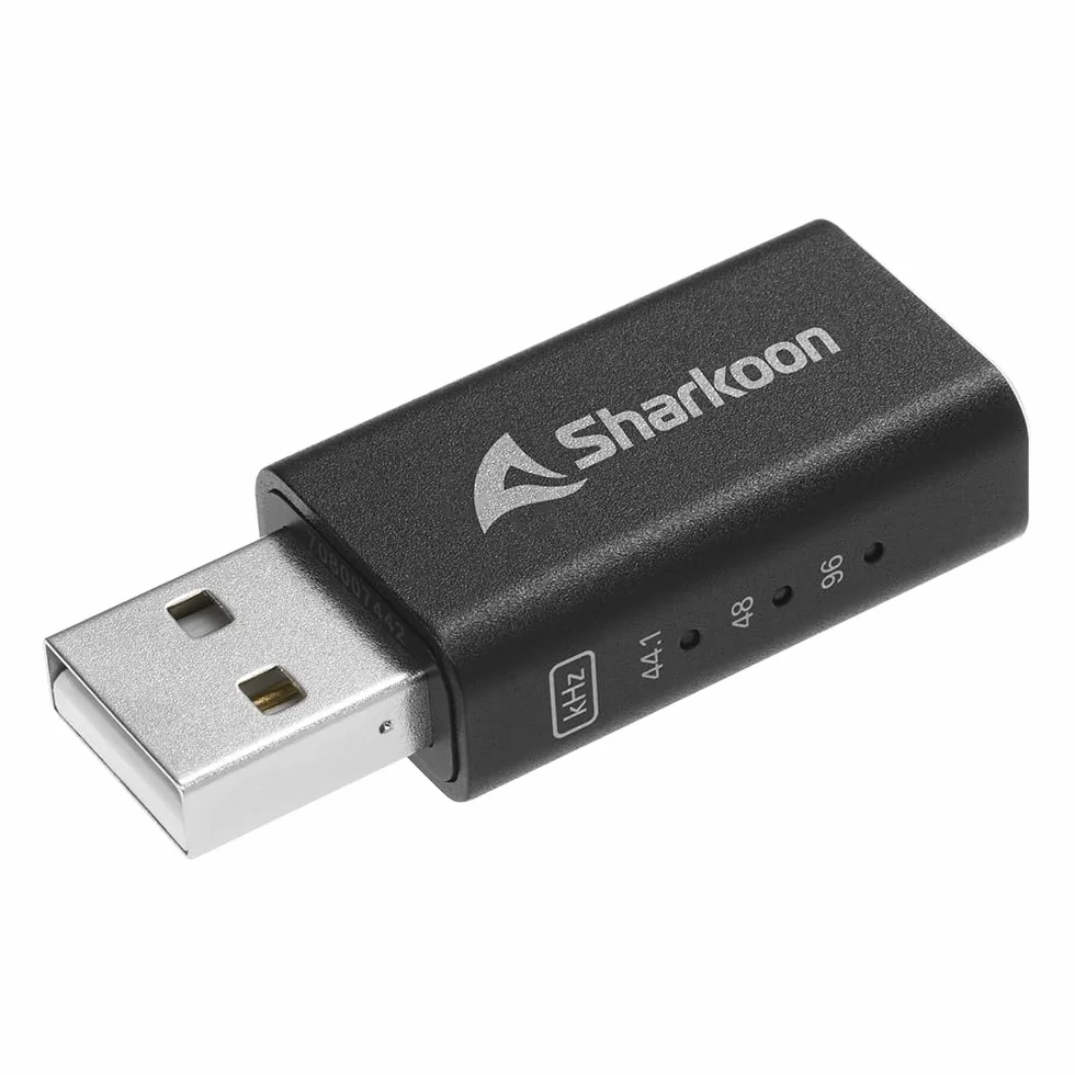 Sharkoon Gaming DAC Pro S V3, scheda audio esterna, audio Hi-Res