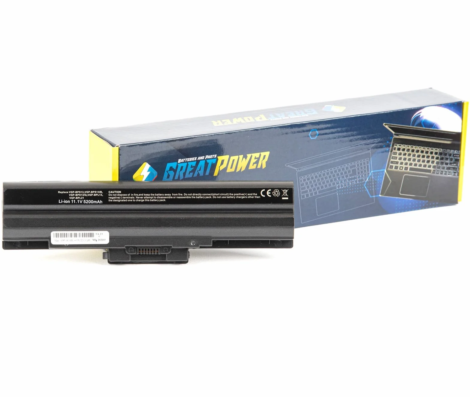 Batteria 5200 mAh compatibile con Sony Vaio VPC-CW VPCCW1S1E
