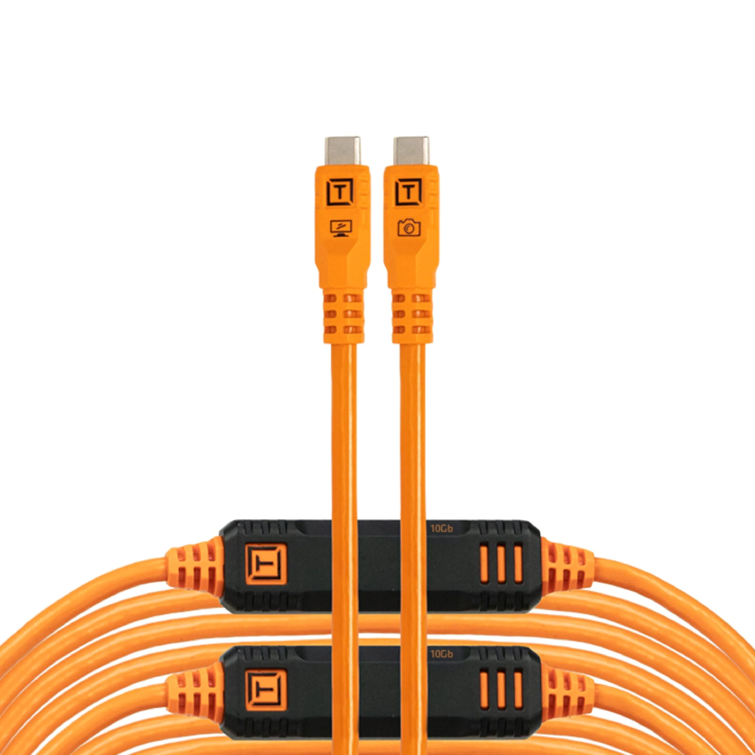 Tether Tools TetherPro USB-C Optima 10G diritta arancio 9,4m