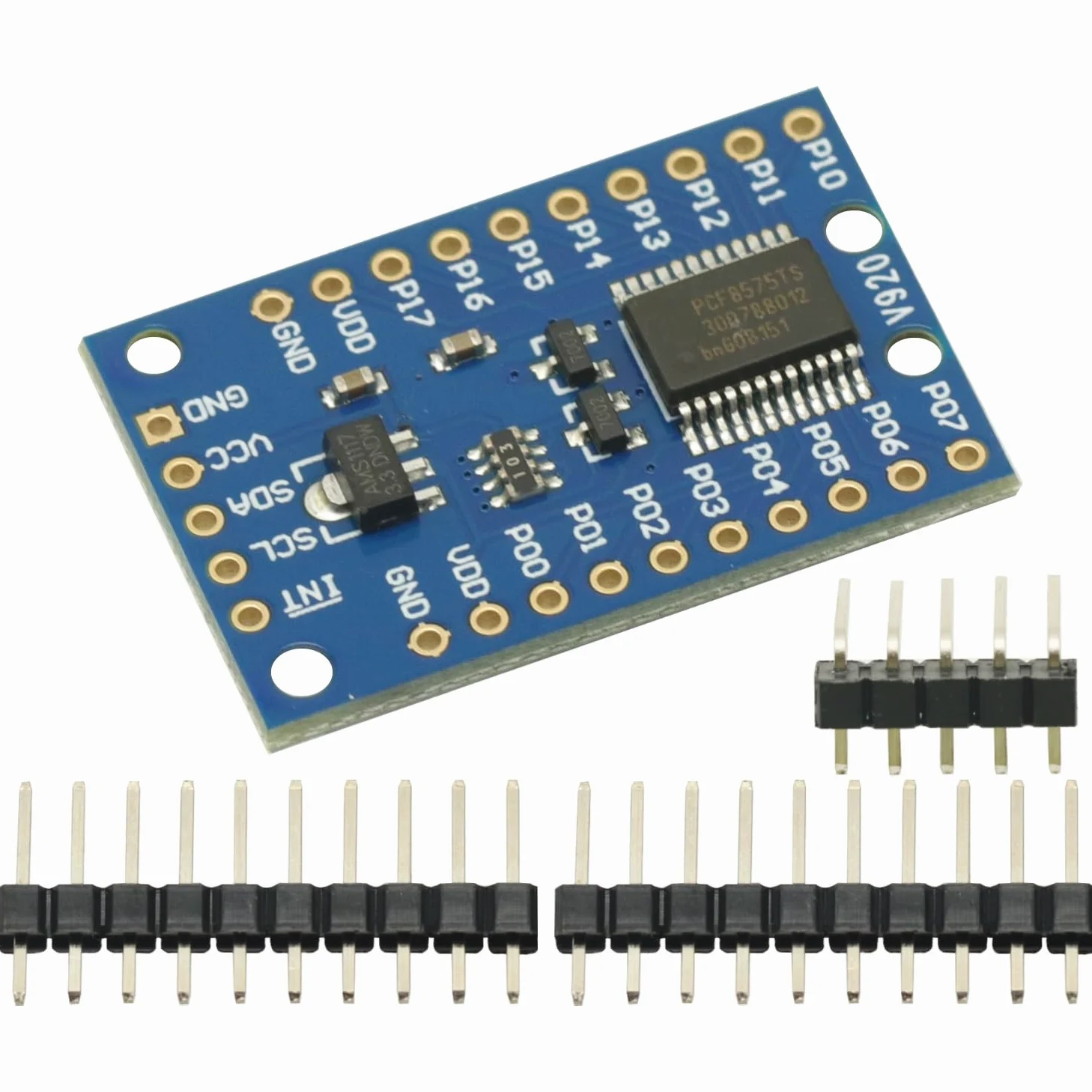 2 pz PCF8575 I2C IO estensione modulo scudo espansione IO Port Expander Board DC 2.5-5.5V I2C Controllo di comunicazione 16 porte IO per Arduino