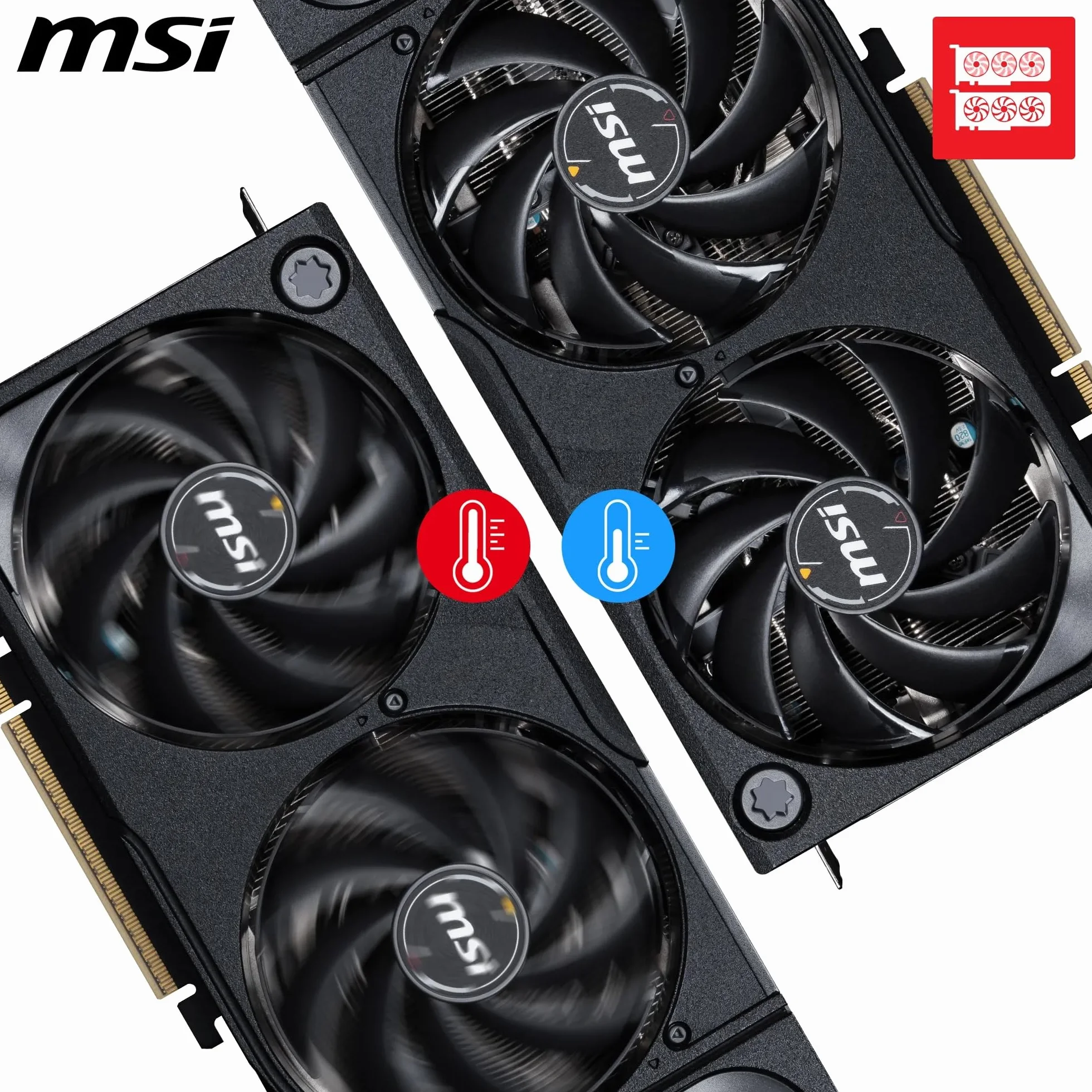 MSI GeForce RTX 5070 Ti 16G SHADOW 3X OC – 16 GB GDDR7 (28 Gbps / 256-bit) – PCIe 5.0 – Design termico a tripla ventola (3 x TORX FAN 5.0) – HDMI 2.1b / 3 x DisplayPort 2.1b