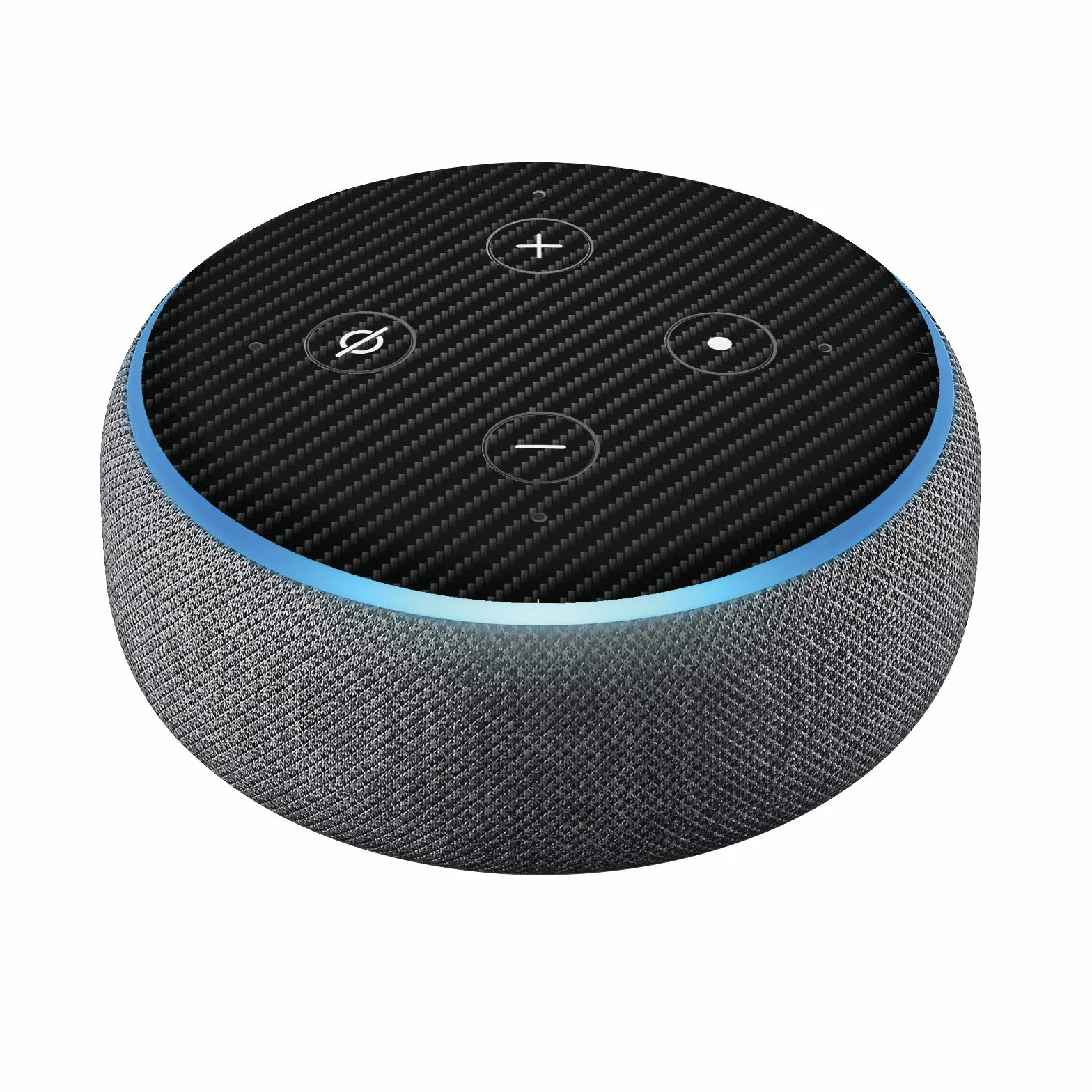 Head Case Designs Licenza Ufficiale Alyn Spiller Fibra di Carbonio Liscia Mix Arte Vinile Sticker Pelle Adesivo Compatibile con Amazon Echo DOT 3rd Gen
