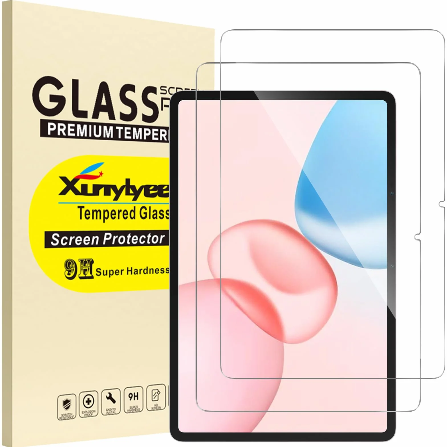 Pellicola protettiva per Honor Pad 10 Tablet 12,1 pollici 2025, vetro temperato 9H HD