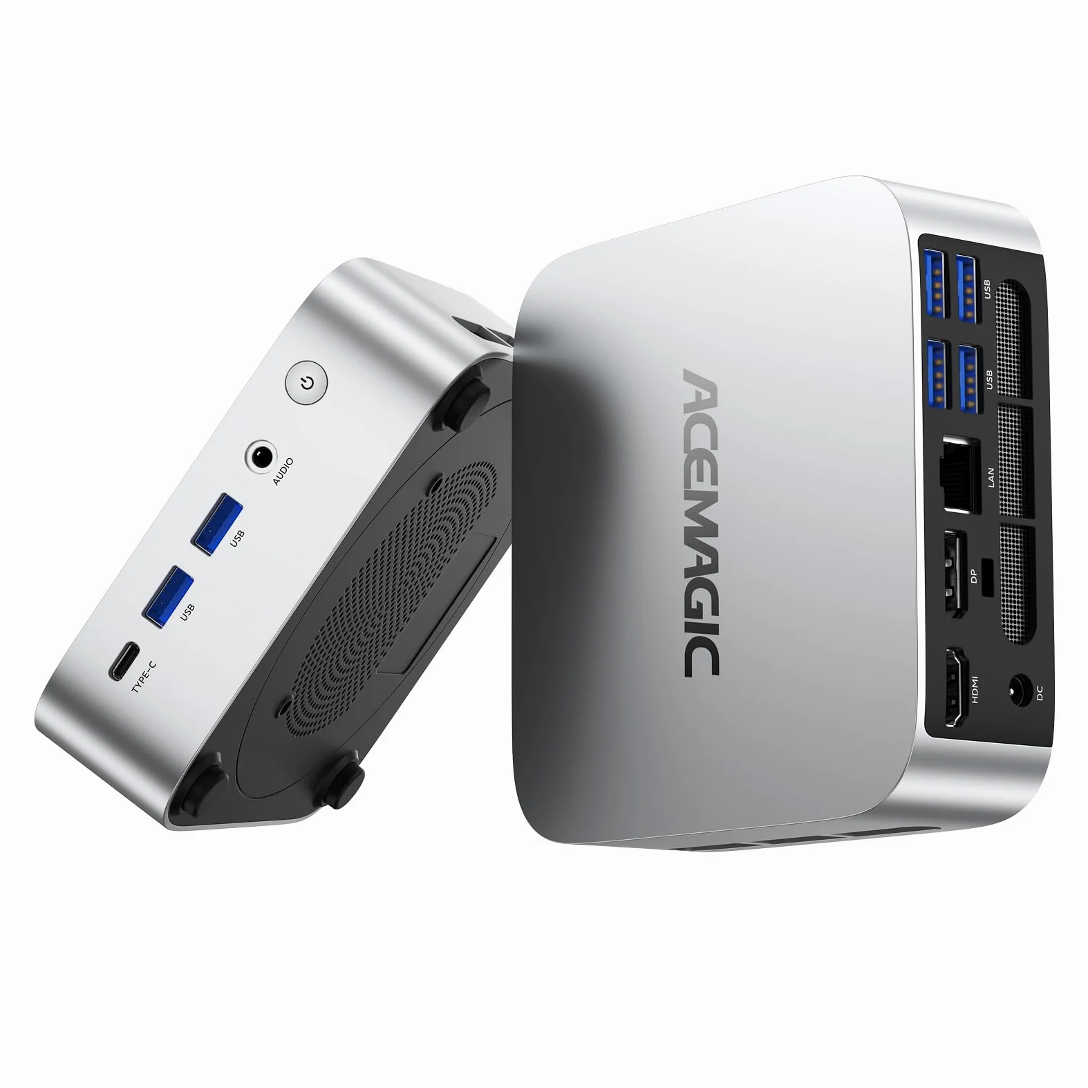 ACEMAGICIAN K1 Mini PC,AMD Ryzen Embedded R2544(Fino3,7 GHz),8GB DDR4 256GB | Mini Desktop Computer W-11 Pro,Wifi 5/BT4.2/4K UHD, per Ufficio,Studio,Business