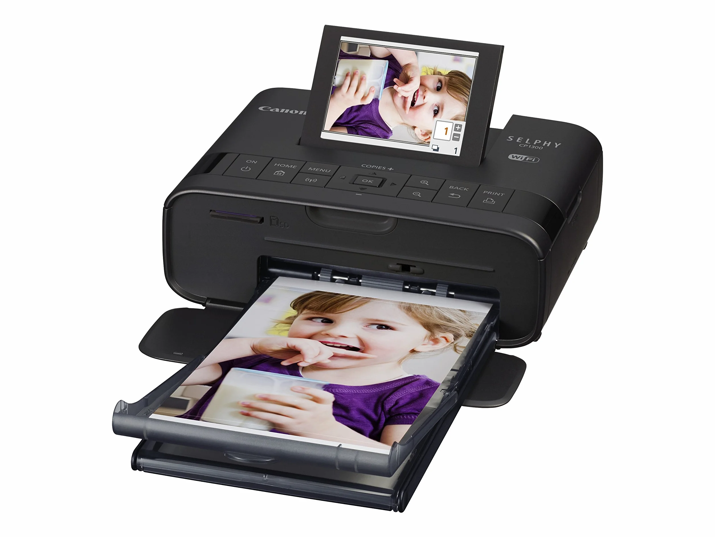 Canon Selphy CP1300 stampante fotografica a sublimazione wireless nera