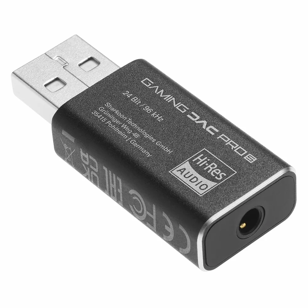 Sharkoon Gaming DAC Pro S V3, scheda audio esterna, audio Hi-Res