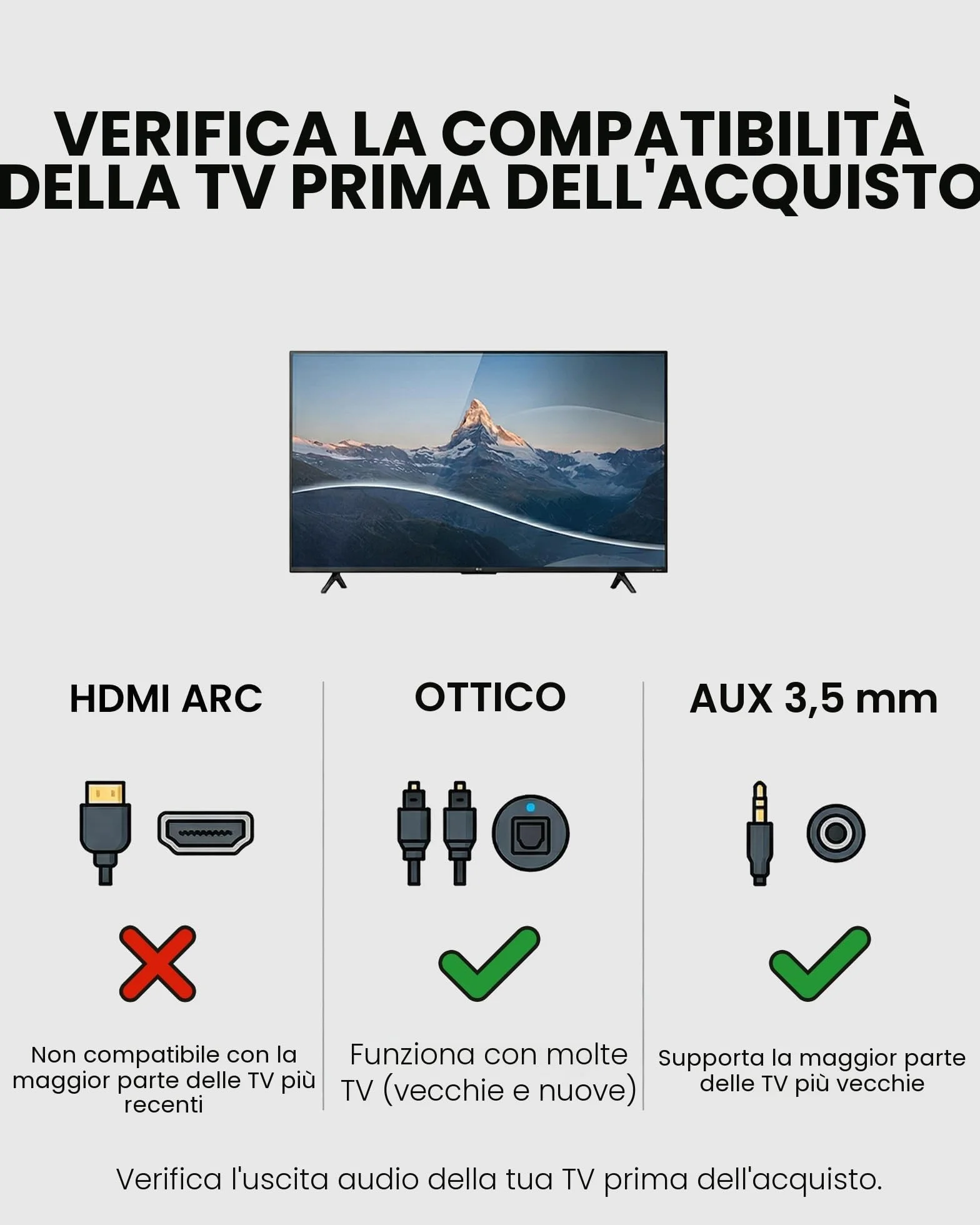 Avantree Audikast 4 – Trasmettitore TV Auracast & Bluetooth 5.4 2-in-1 per Cuffie e Dispositivi Personali Di Ascolto Selezionati, AptX Adaptive & HD, Uscita Ottica & AUX, Compatibile e Aggiornabile