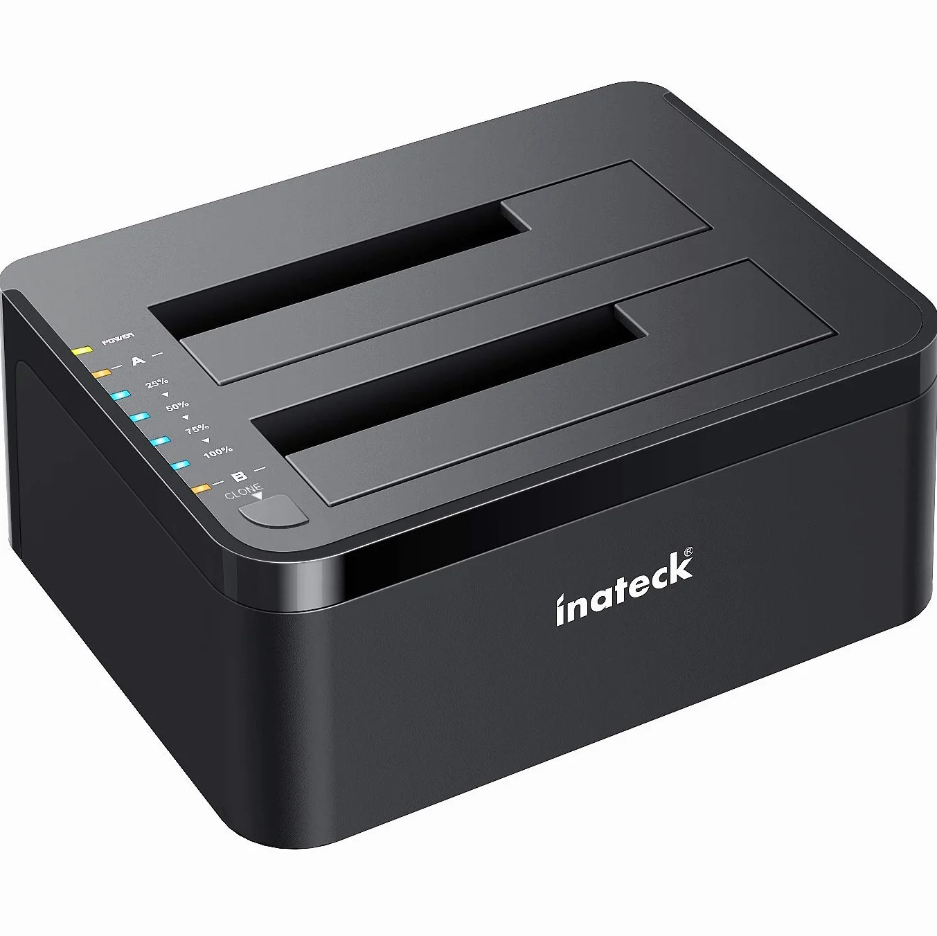 Inateck Docking Station Hard Disk USB 3.0 Dual Bay per HDD e SSD da 2.5/3.5 Pollici SATA, supporta UASP e Drive da 2 x 10 TB