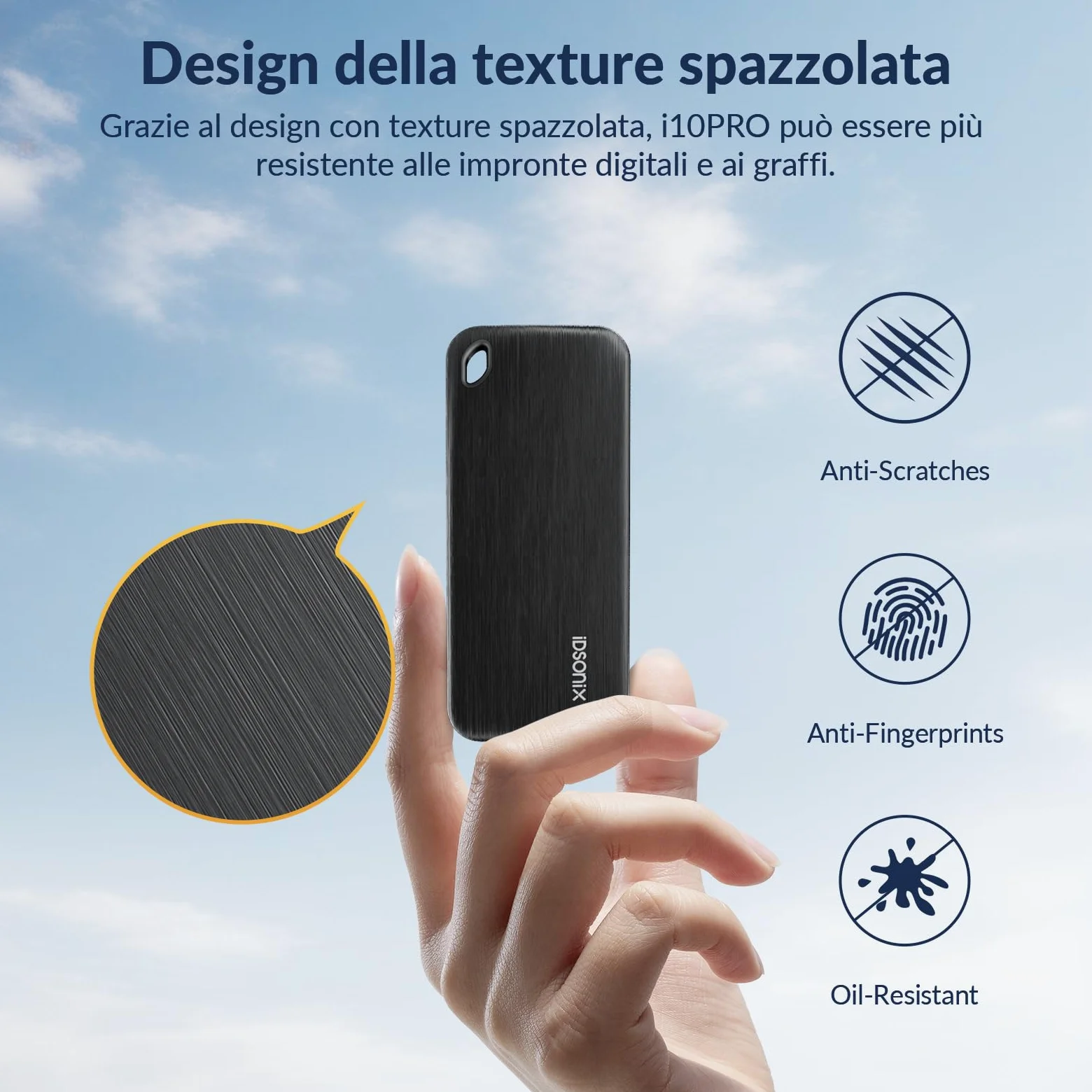 iDsonix SSD portatile da 1 TB, disco rigido esterno USB 3.2 GEN 2 fino a 1000 MB/s, unità a stato solido esterna con cavo USB-C 2 in 1, compatibile con Xbox, PS5, Mac, PC, laptop, fotocamera (i10PRO)