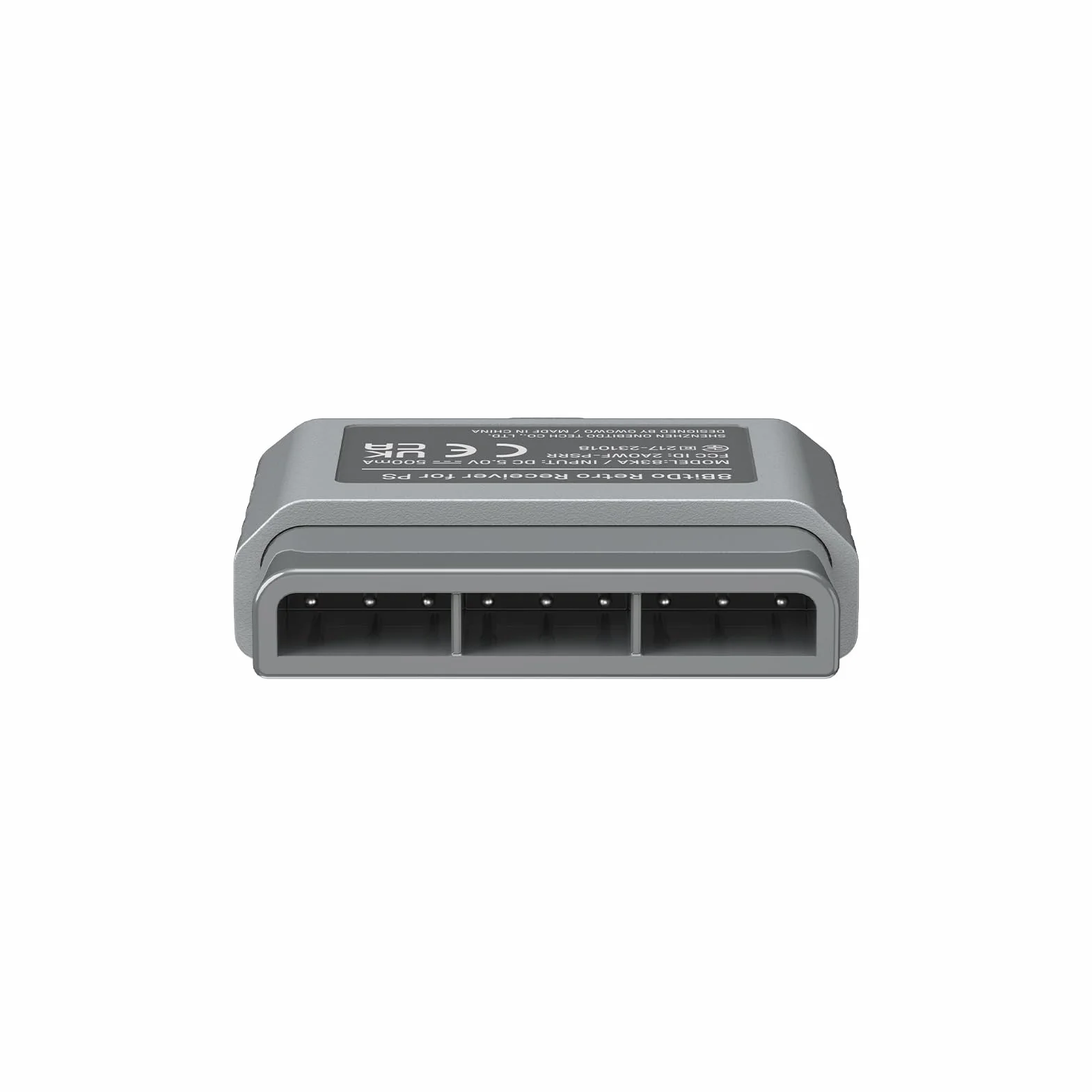8Bitdo Ricevitore Bluetooth Retrò per PS1 PS2 e Windows, Compatibile con Xbox, Switch Pro e Controller PS5/PS4