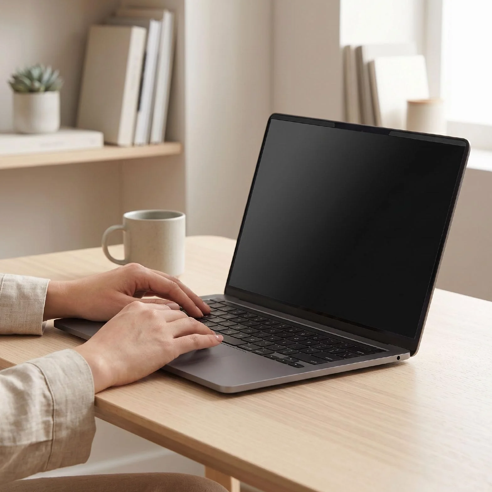 Cuifati Schermo per la Privacy del Laptop da 15,6 Pollici, Filtro Magnetico Antiriflesso con Materiale PET Antigraffio per Monitor 16:9, Angolo di Visione Chiaro