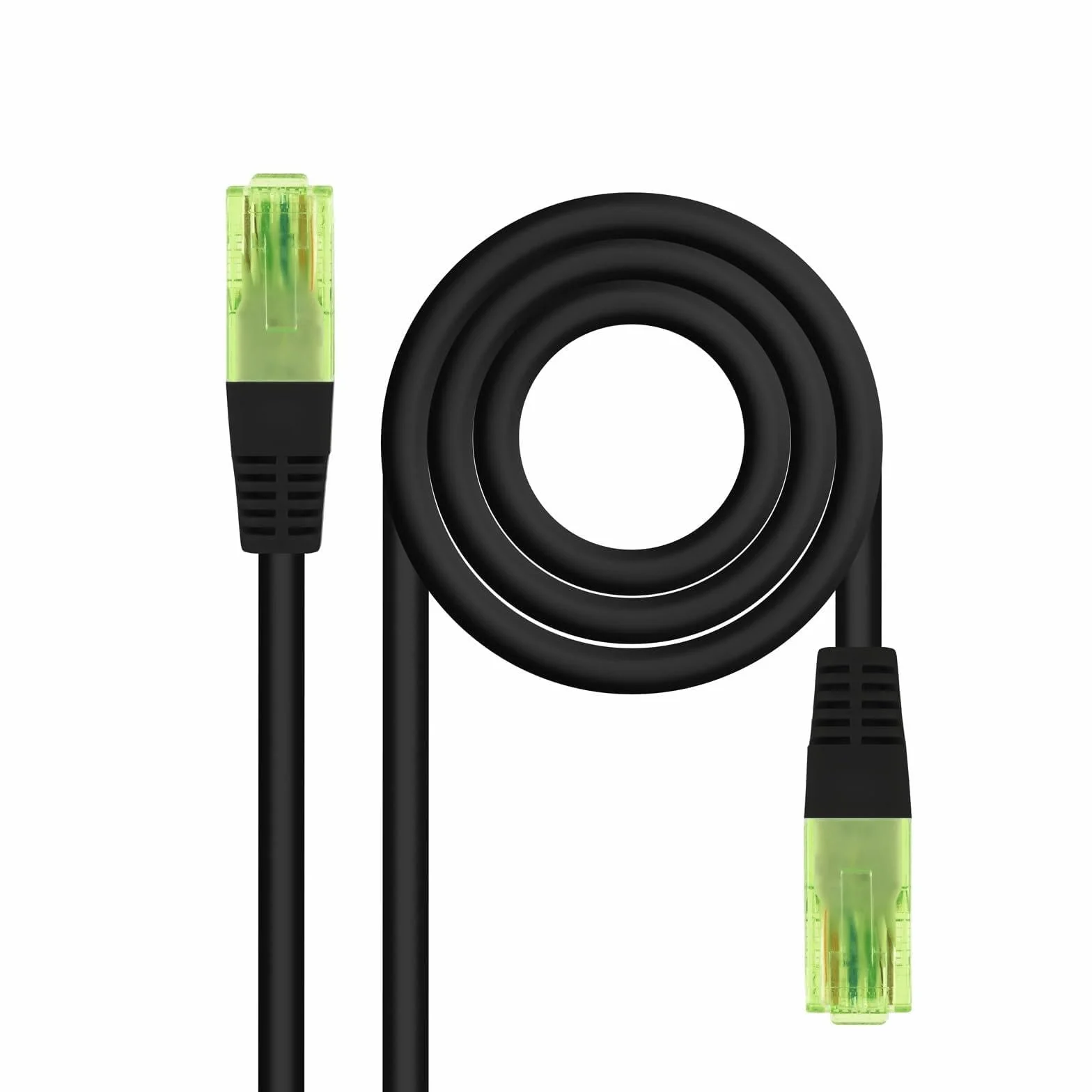 Cavo di rete patch Cat.6 UTP AWG26 CCA Nero 25 m NANOCABLE