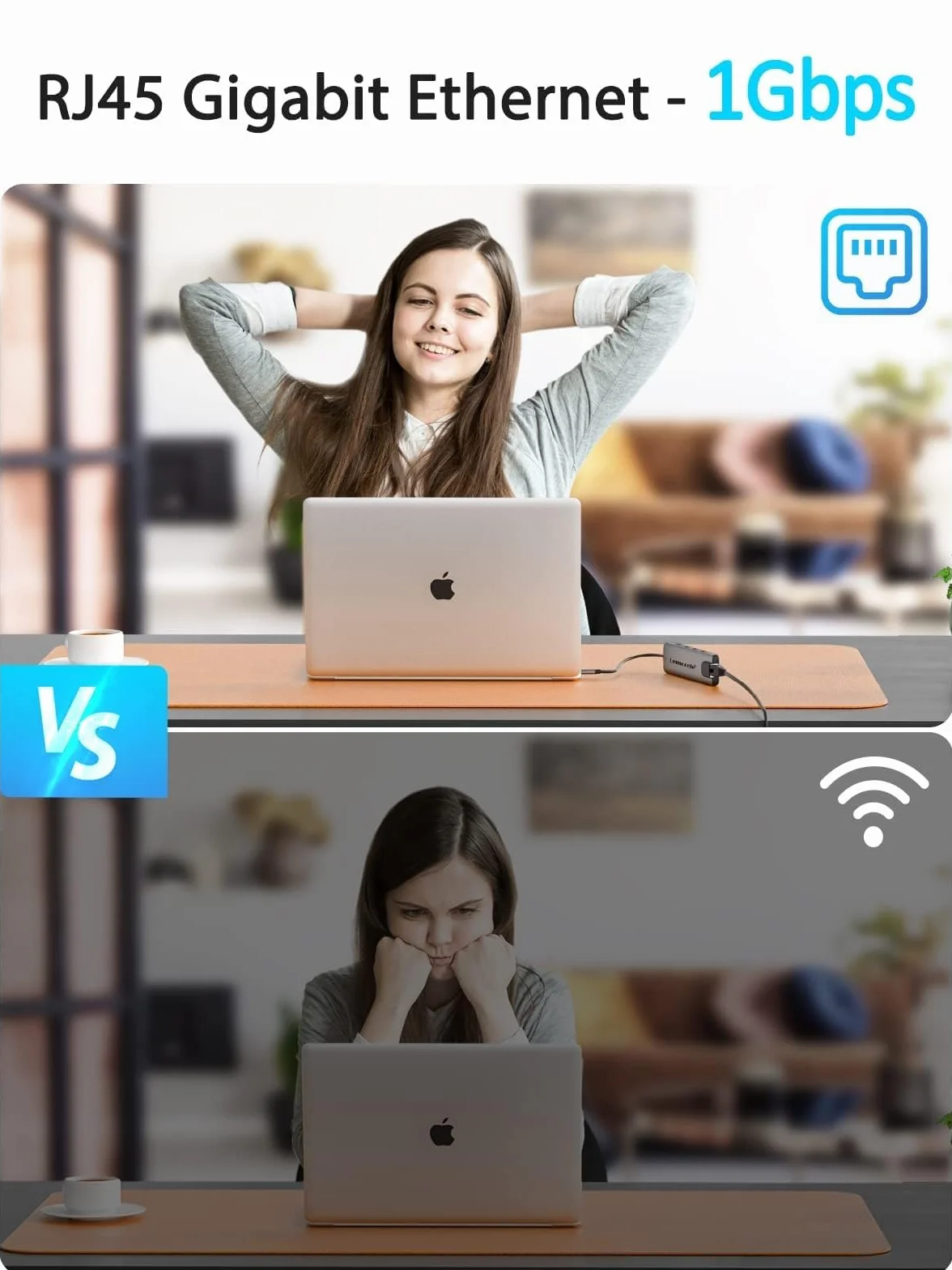 Lemorele Hub USB C con Ethernet RJ45 da 1000M- 10 en 1 Custodia in Alluminio Adattatore USB C Hub a HDMI 4K, 3 USB-A 3.0, PD 100W, SD/TF, Dati USB-C per Macbook Air/Pro, iPad, Windows, Switch