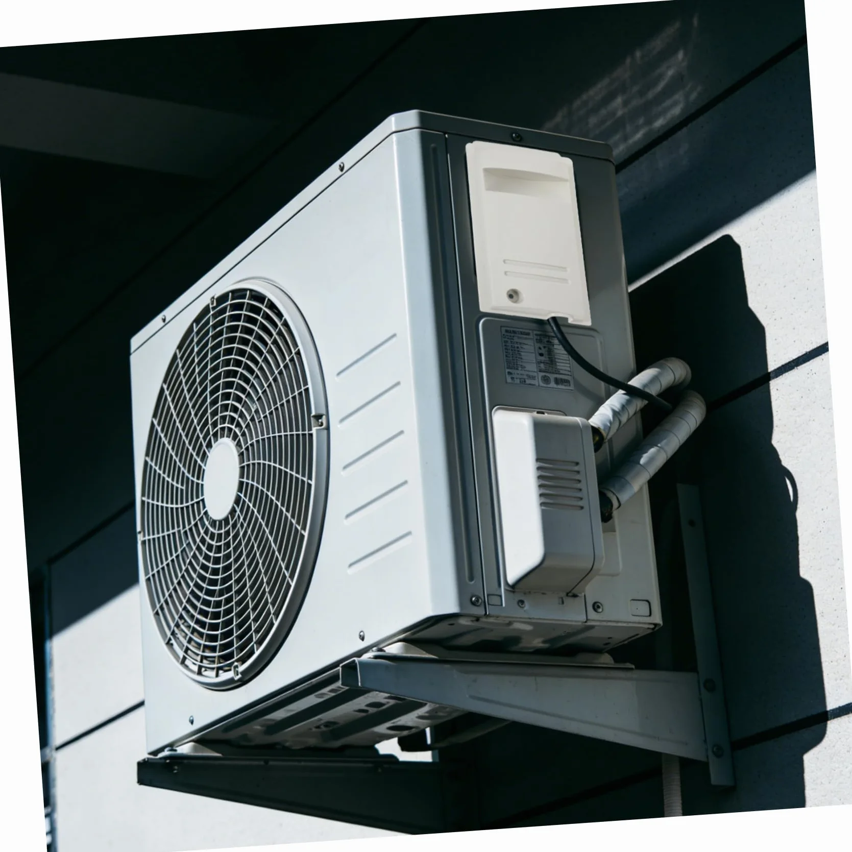 PRETYZOOM Copri Cavi Elettrici per Unità Esterna Climatizzatore 1-5p in Gomma Maniglia Resistente per Protezione Condizionatore