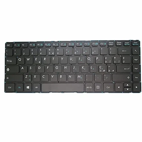 Laptop Senza Tastiera Retroilluminata per Getac V138418DS1 V00 IT-RO 531087680945 Italia IT Nero Senza Cornice Nuovo