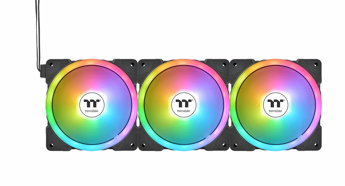 Thermaltake SWAFAN EX12 ARGB Ventola di raffreddamento per PC bianca TT Premium Edition 3 Fan Pack