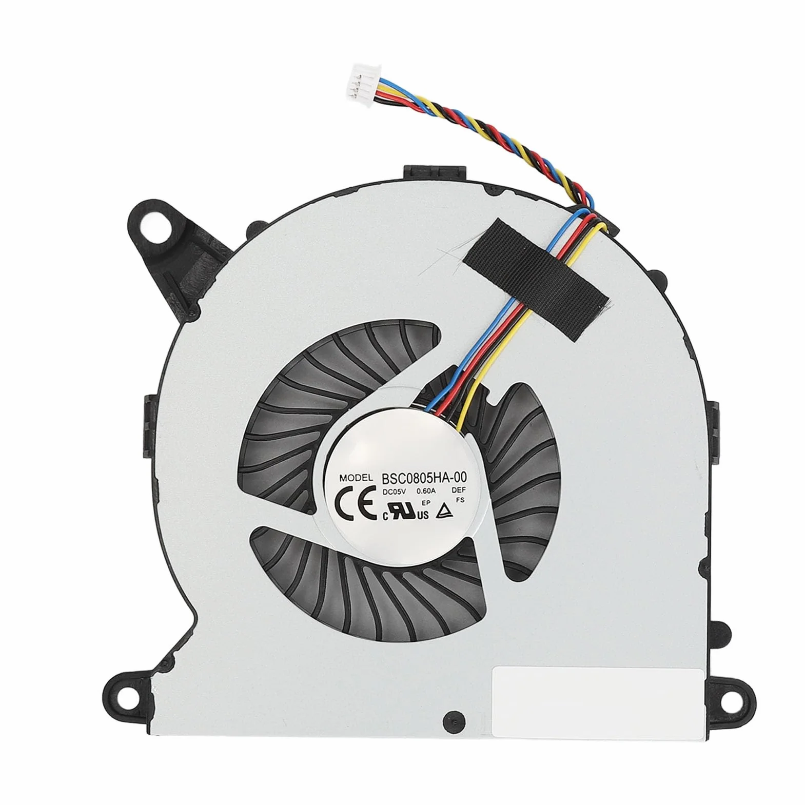 Bewinner Ventola di Raffreddamento CPU di Ricambio per NUC8 NUC8i7BEH NUC8i5BEH NUC8i5BEK NUC8i3BEH, 4 Pin 5 V 0,6 A BSC0805HA‑00 Ventola di Raffreddamento CPU Mini PC