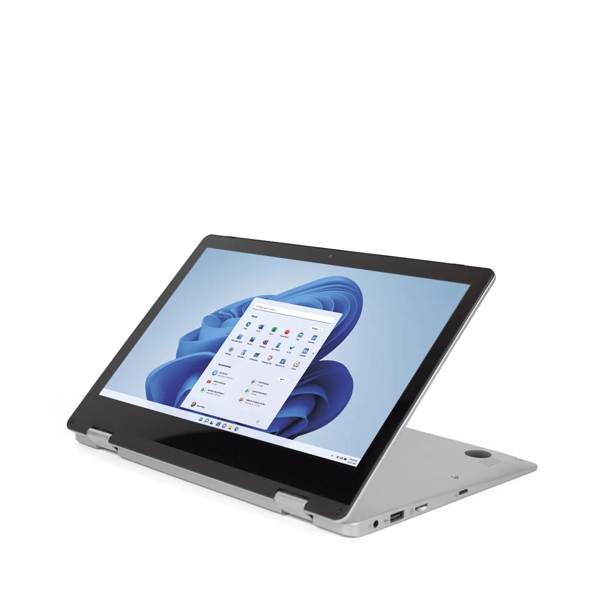 Prixton - Laptop Flex Pro Convertibile 2 in 1 - Touch Screen 11,6" - Windows 11 Home Intel Gemini Lake N4020 - Memoria 4GB/128GB - Tastiera QWERTY