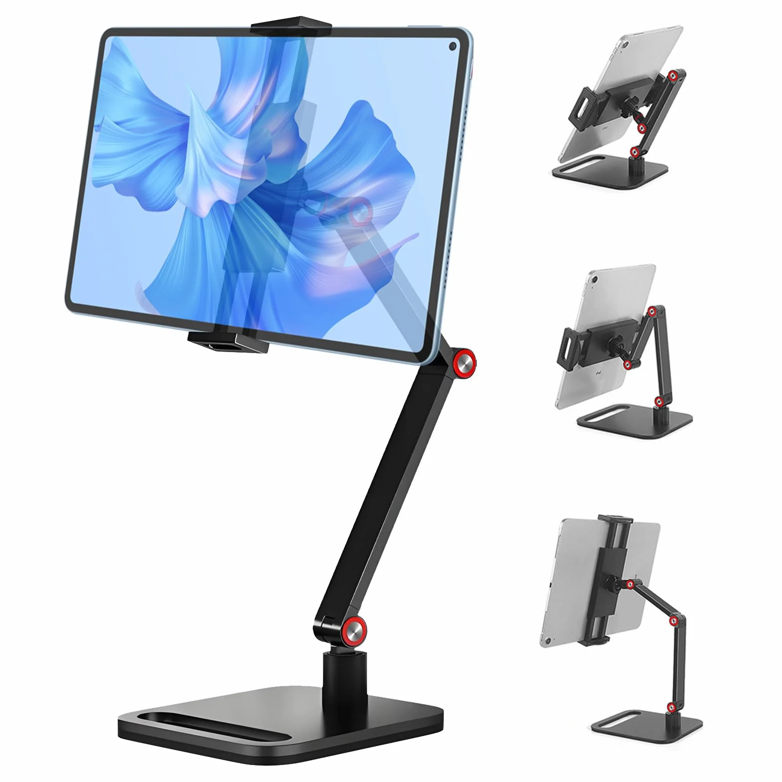 Supporto Monitor Portatile 12-17,3" Universale Estensibile Telefono Cellulare Tablet Tavolo Girevole 360° Regolabile