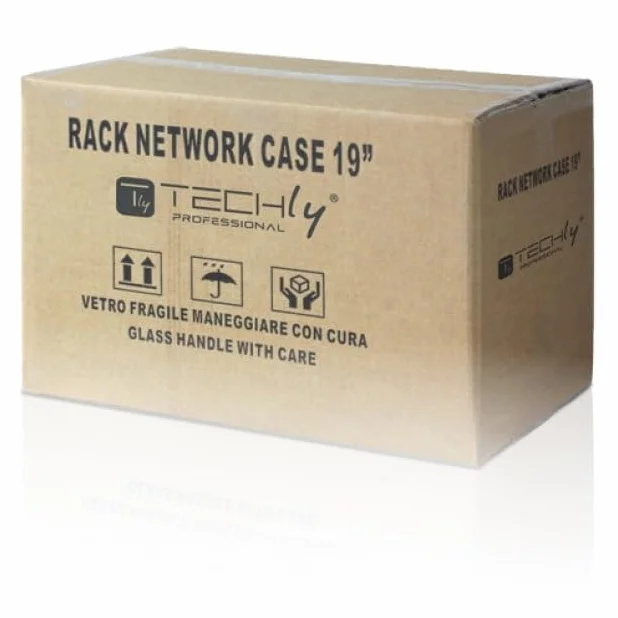 Techly Professional 108194 Armadio Rack 19" a Muro 9U Prof. 320 Grigio Assemblato Grigio