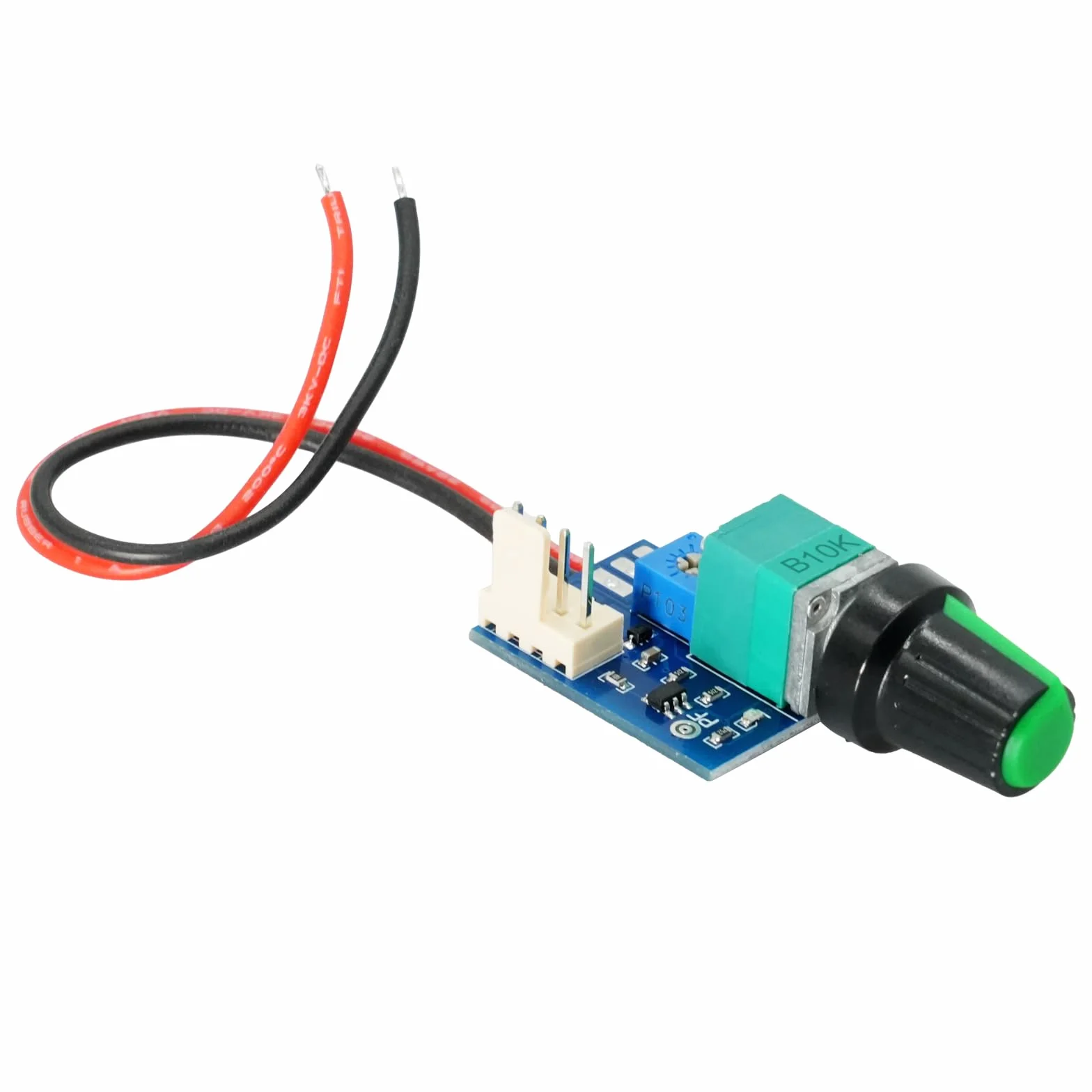 1 PCS PWM Regolatore di velocità della ventola,4Pins 1 canali fan controller PC CPU Manopola di controllo della velocità del regolatore per Il Telaio del PC del Computer（Con precablaggio）