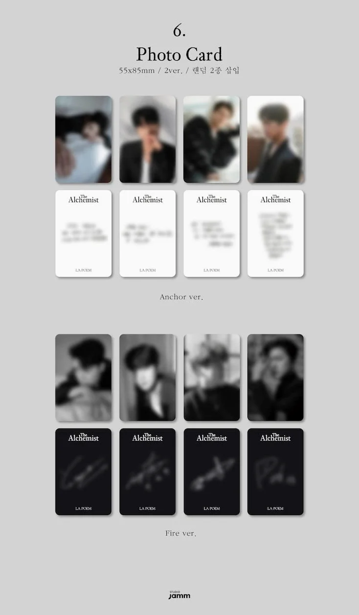 LA POEM - 2nd Mini Album The Alchemist CD (Anchor+Fire ver. SET)