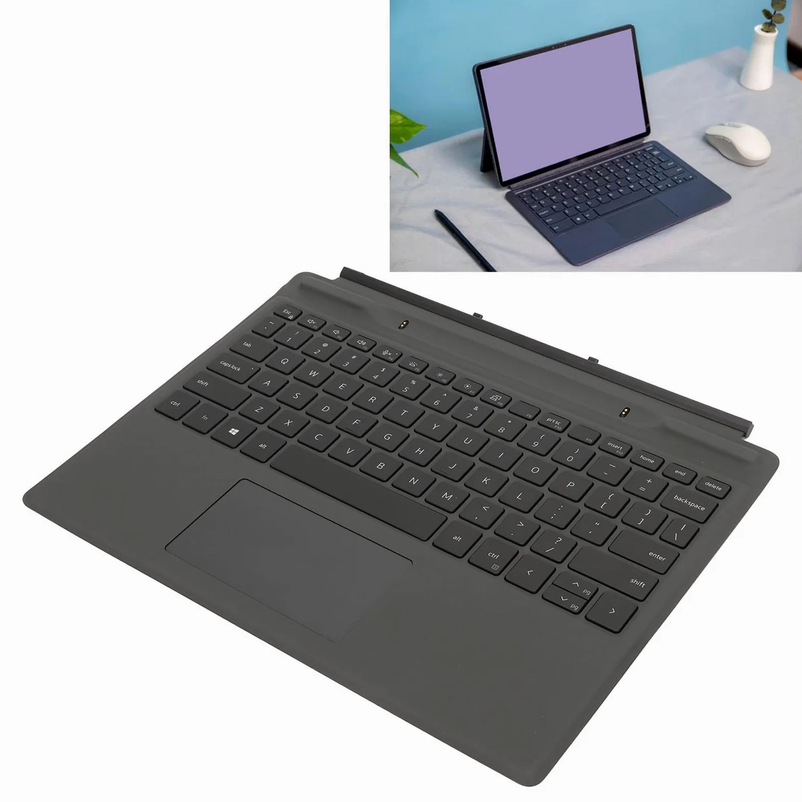 Tastiera Staccabile per Laptop con Touchpad 7320 7310 Connessione Senza Cuciture con Retroilluminazione per Laptop