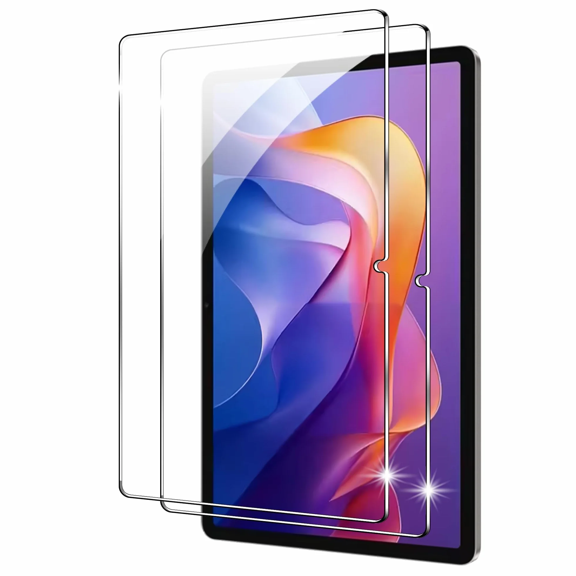Pellicola Protettiva in Vetro Temperato per Xiaomi Redmi Pad 2 / Redmi Pad 2 Play 11" 2025, Confezione da 2 HD Trasparente AntiGraffio