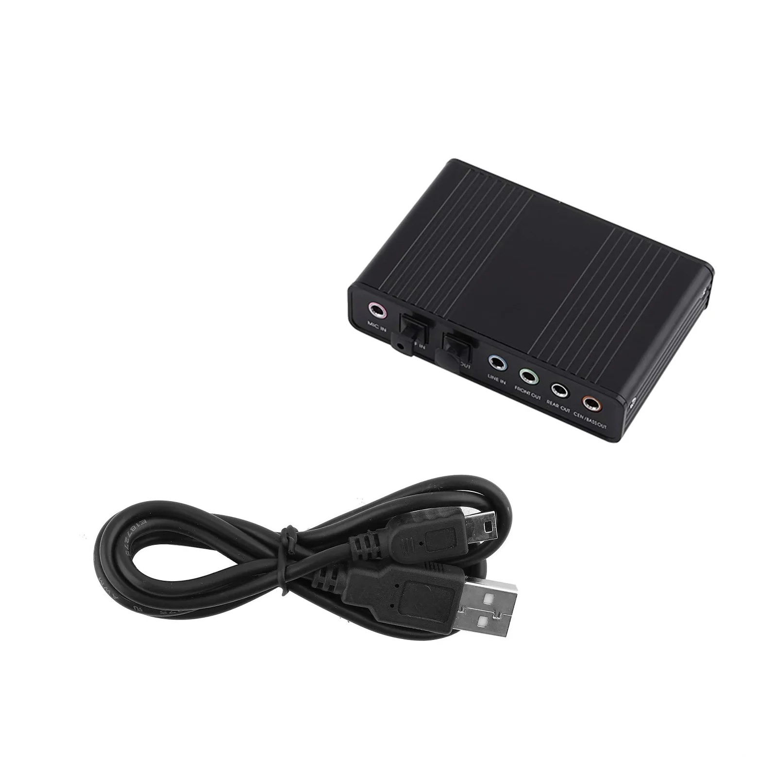Scheda a 6 USB SPDIF Ottica Digitale Esterna o Adattatore di Uscita per Schede Esterne per PC o Video e Periferiche TV, Video e Casa o