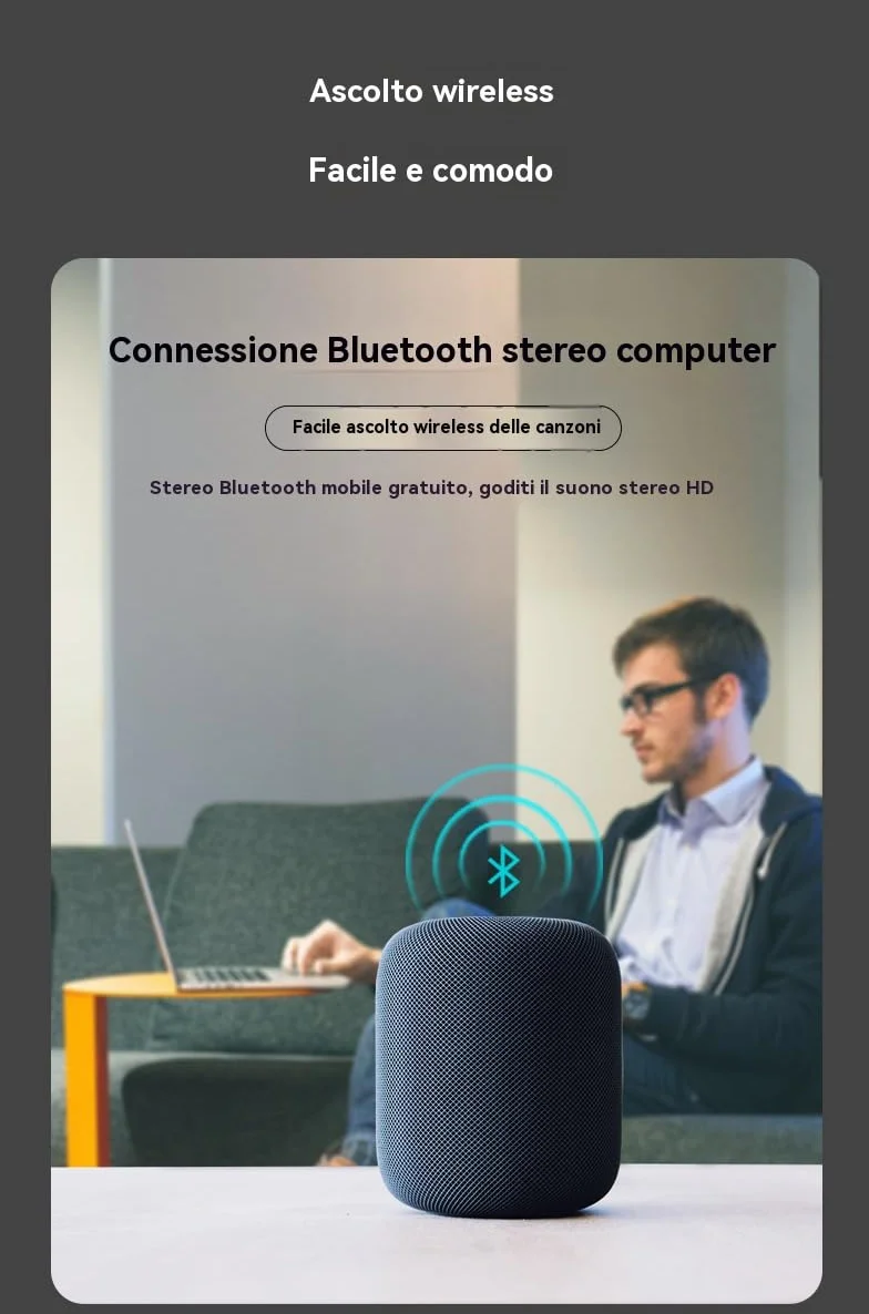 Adattatore Bluetooth 5.1 usb, Chiavetta Bluetooth per PC Laptop EDR Dongle USB Bluetooth Compatibile con Windows 11/10/8.1/7/linux