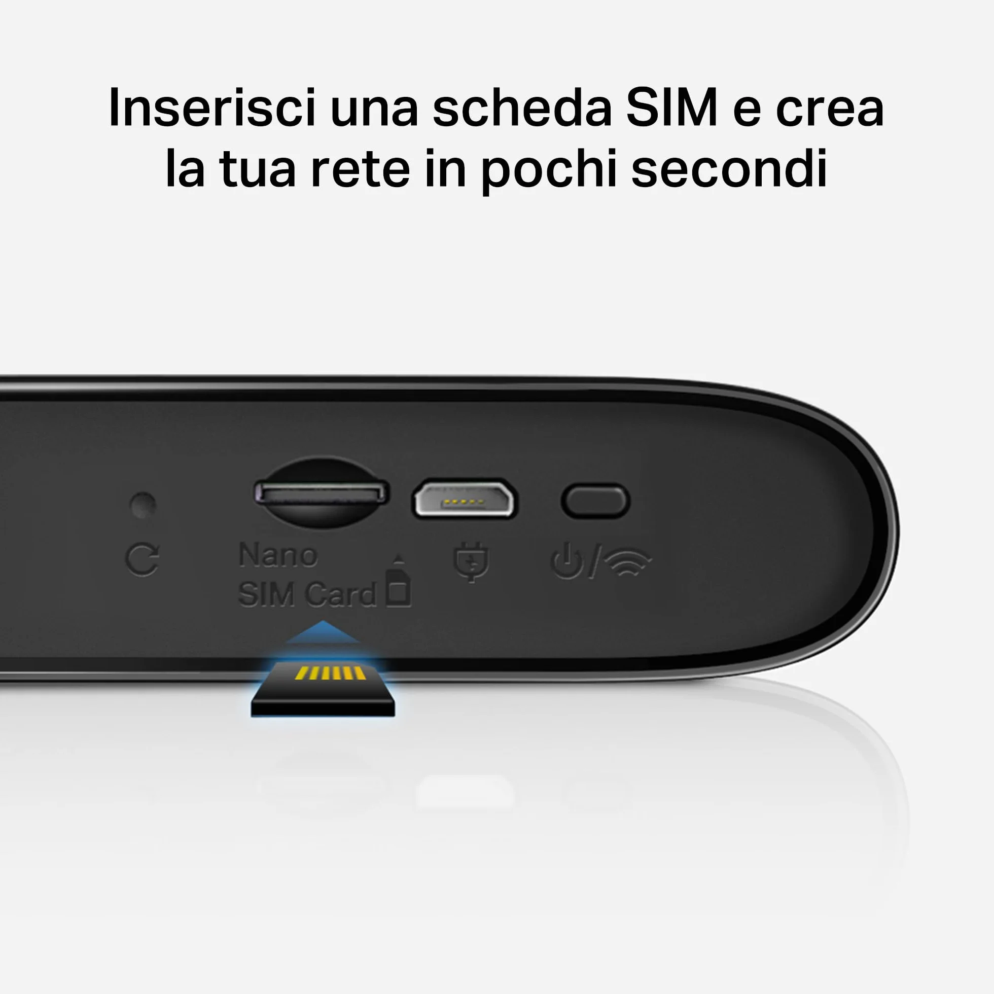 Mercusys TP-Link MT110 Mobile WiFi Router 4G LTE Cat4, WiFi Portatile con Sim, Velocit di Download 150Mbps, Batteria Ricaricabile, Plug&Play
