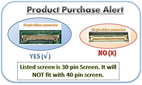 Au Optronics B156htn03.8 di Dell 28h80 - Schermo LCD di ricambio per computer portatile, 15,6", Full HD, LED diodo (può contenere da 3 a 5 pixel morti)