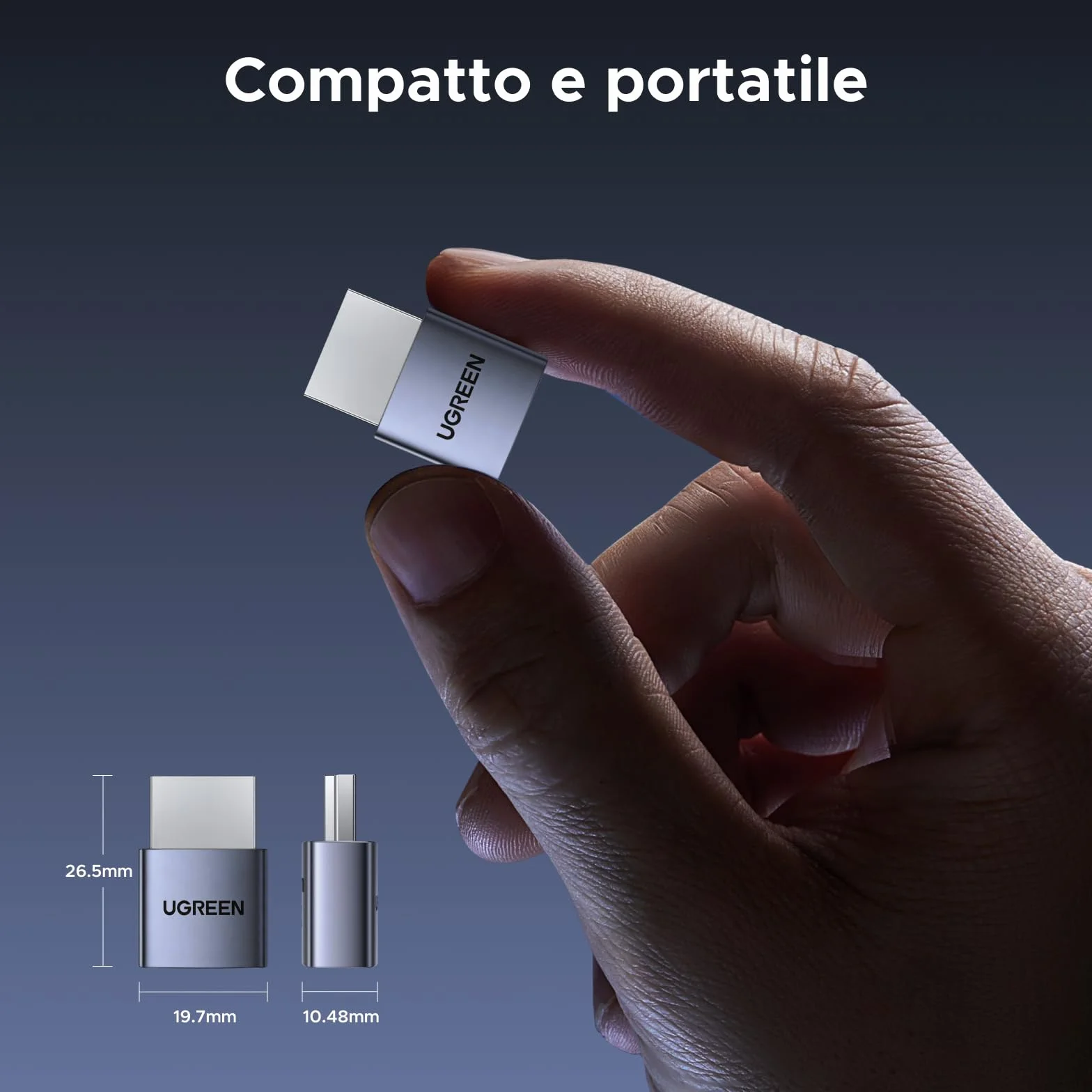 UGREEN Lotto di 4 Connettori HDMI Dummy Plug 4K 60Hz 1080P Headless Ghost EDID Display Emulator HDCP Compatibile con Macbook Pro PC Laptop Monitor Streaming Lavoro a distanza Windows Mac OSX Linux