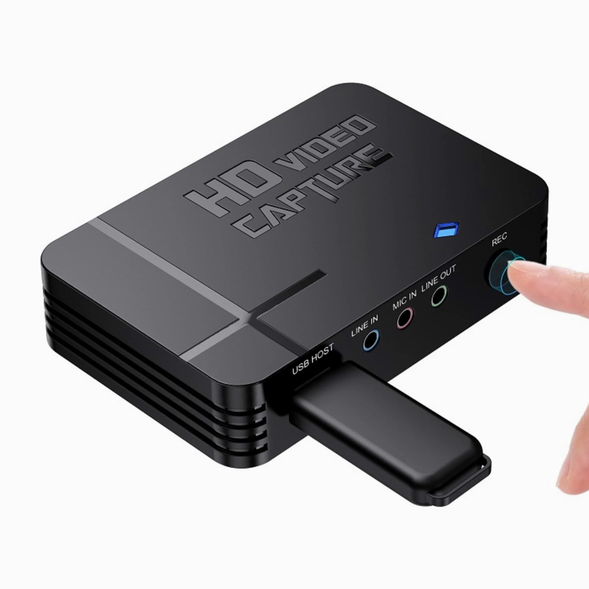 A32DS Video Game Capture Recorder HD Registratore Video 1080P Professionale HDMI/AV Registratore TV, Capture Card Switch Video Grabber Streaming Accessori