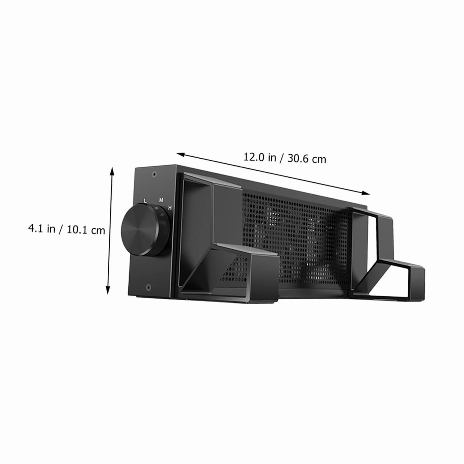 HOMSFOU Supporto di Raffreddamento per Laptop Ispessita Base Ventole USB e Luce LED Rgb Design Ergonomico e Staccabile Magnete
