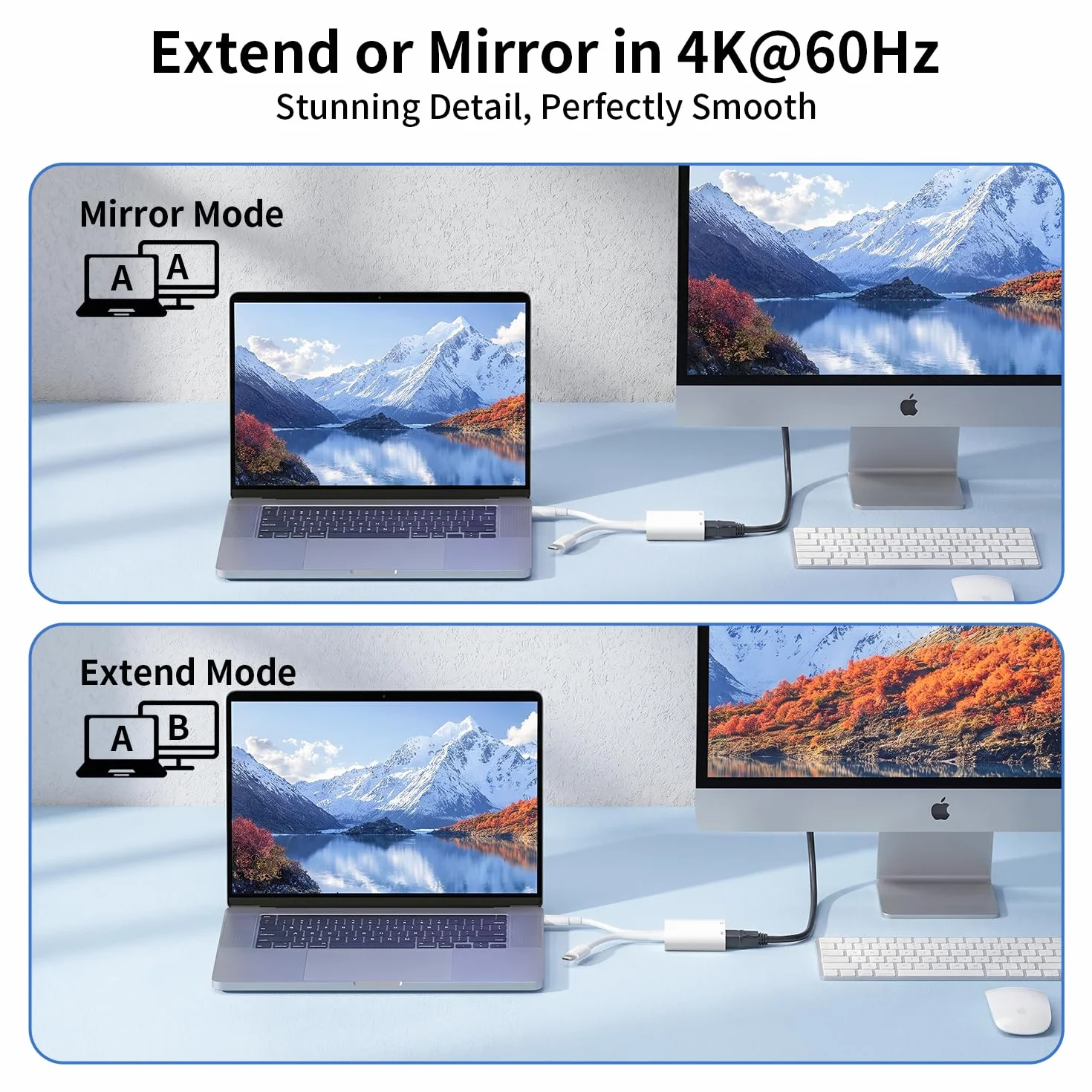 Adattatore USB-C e Lightning a HDMI per iPhone, MFi Lightning Digital AV Adapter per iPhone 14/13, 4K@60Hz 100W Adattatore USB-C a HDMI per i Phone 17/16/15/iPad/MacBook/Galaxy a TV/Monitor/Proiettore