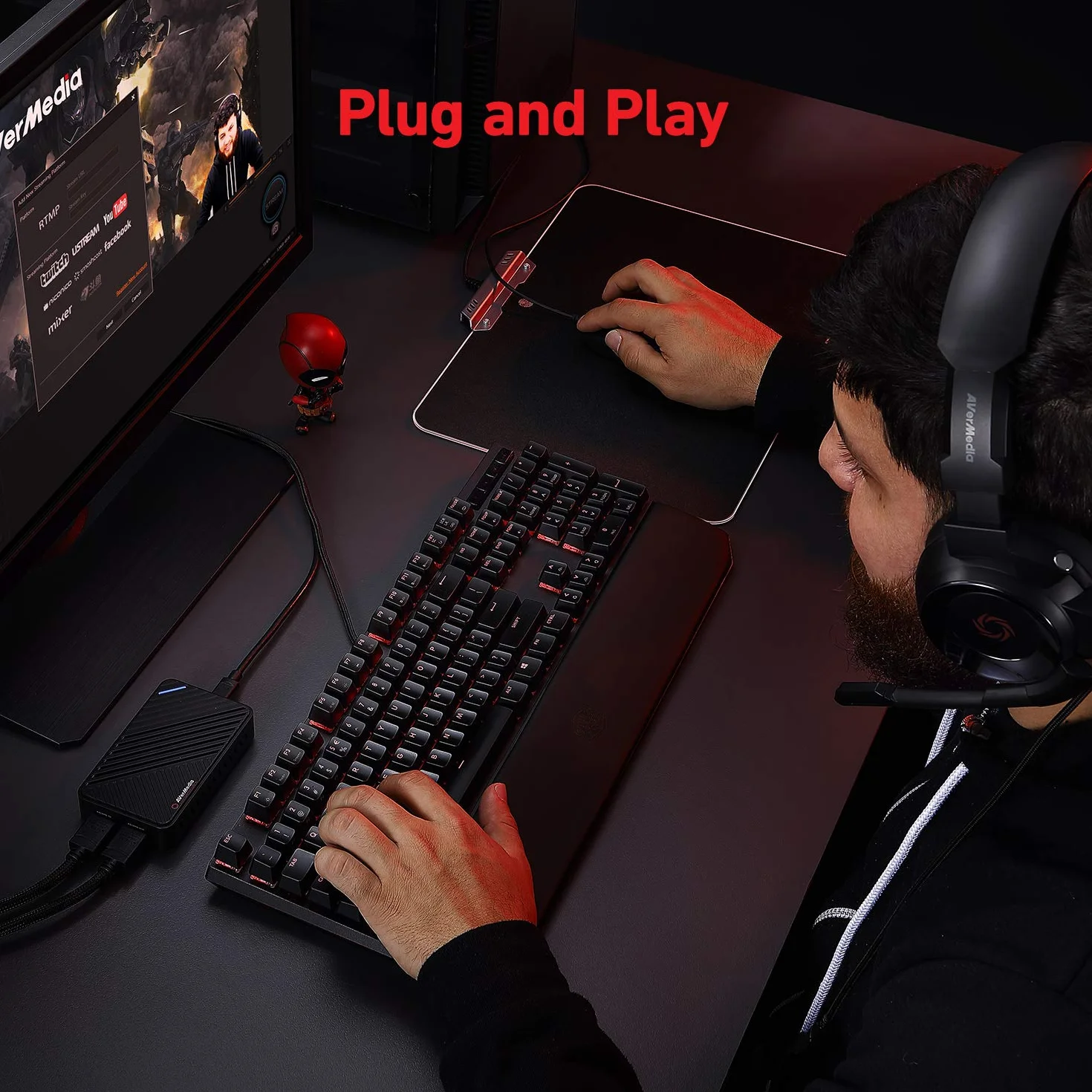 AVerMedia Live Gamer Ultra - Scheda di Acquisizione USB 3.1 per Streaming Videogiochi e Creazione Contenuti, Supporto VRR, HDR 2160p60, Pass-Through HDMI - GC553