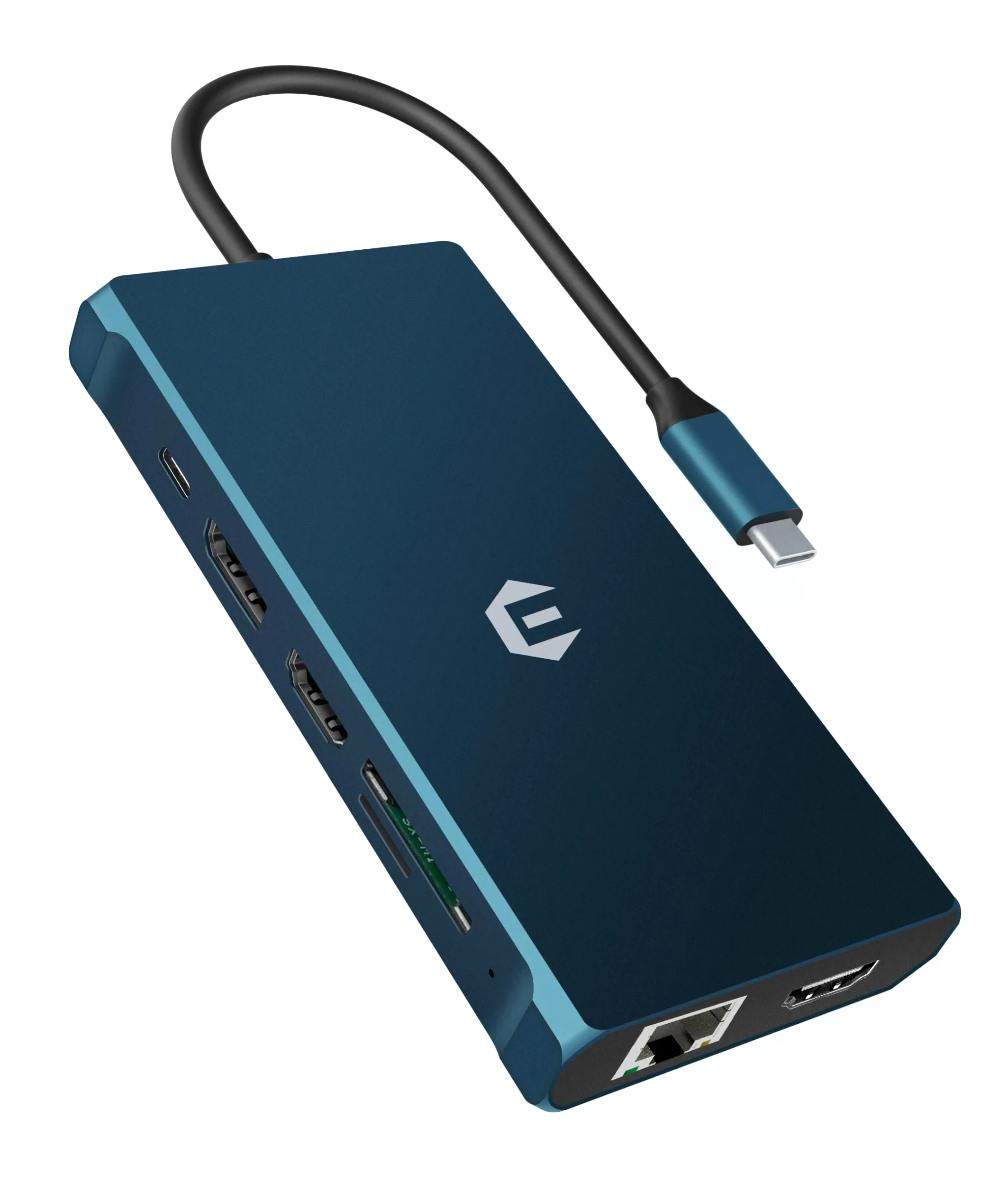 Docking Station USB C, 12 in 1 USB C, Triple Display USB C Hub 4K DP/2 HDMI, MacBook Pro/Air USB C Adapter (5 Gbit/s USB A/C 3.0,1 g Ethernet, PD 100 W, 3,5 mm MIC, SD/TF) per Dell, HP, Lenovo