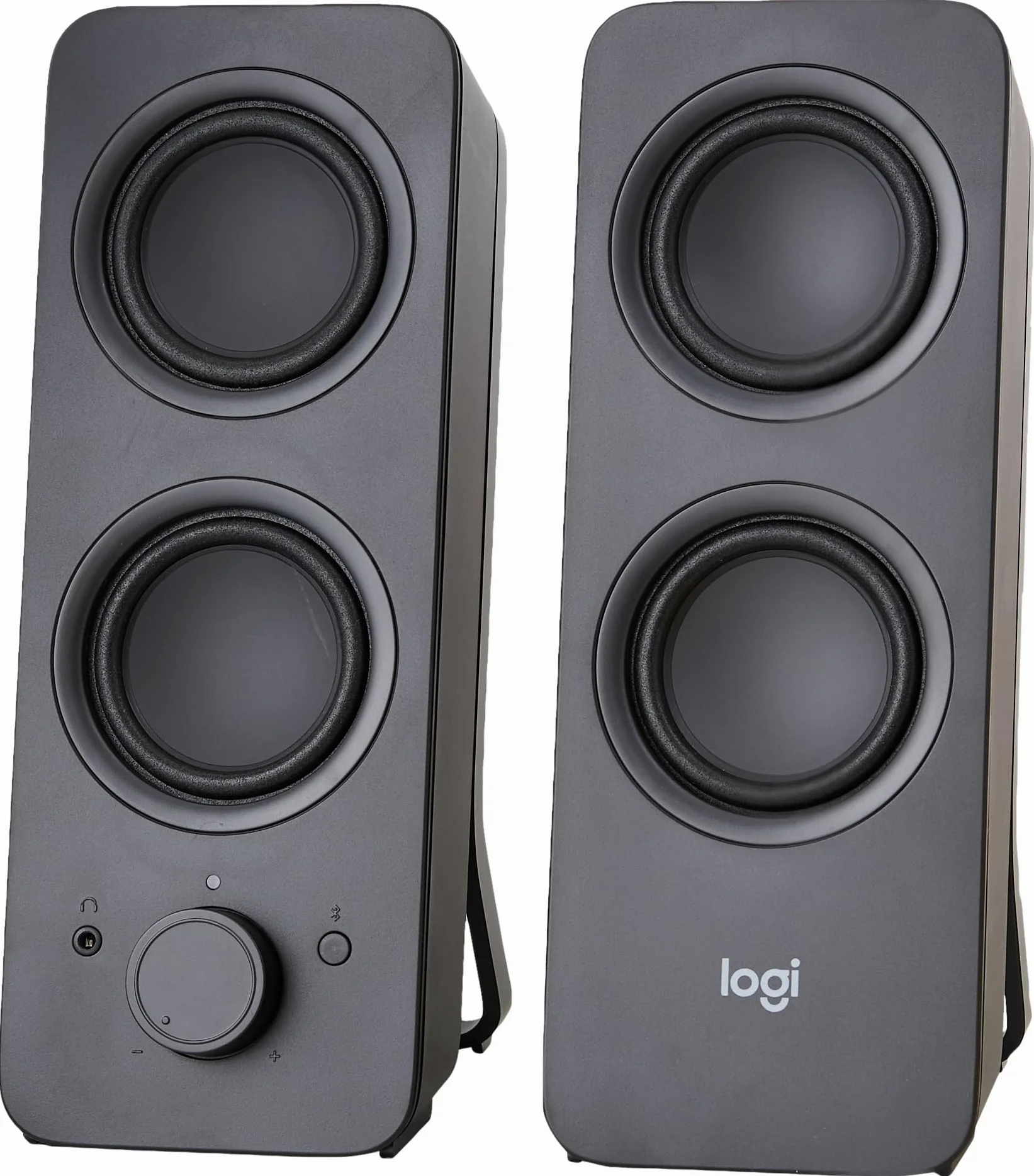 Logitech Z207 Altoparlanti per PC Wireless Bluetooth, Audio Stereo, 10 Watt, Ingresso Audio 3.5 mm, Jack per Cuffie, Multidispositivo, Easy Switch, Presa UK, PC/TV/Smartphone/Tablet, Nero
