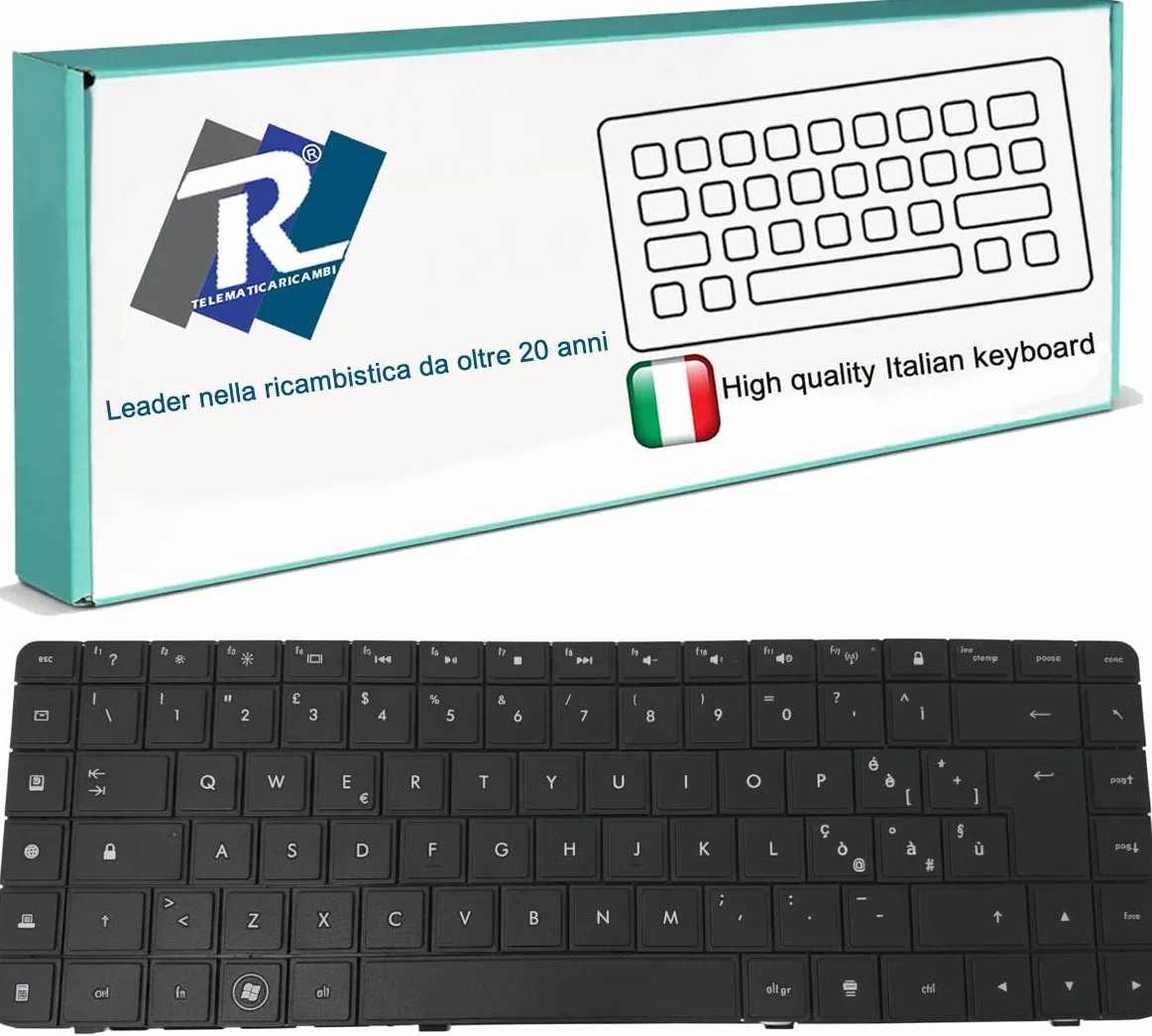 Tastiera Italiana per HP Compaq Presario CQ56 CQ57 CQ58 CQ62 Pavilion G4 G6 G6S G6T G6X G56 G62 Serie G56-151XX G62-100 CQ56-100 AX6 AX1 Layout IT