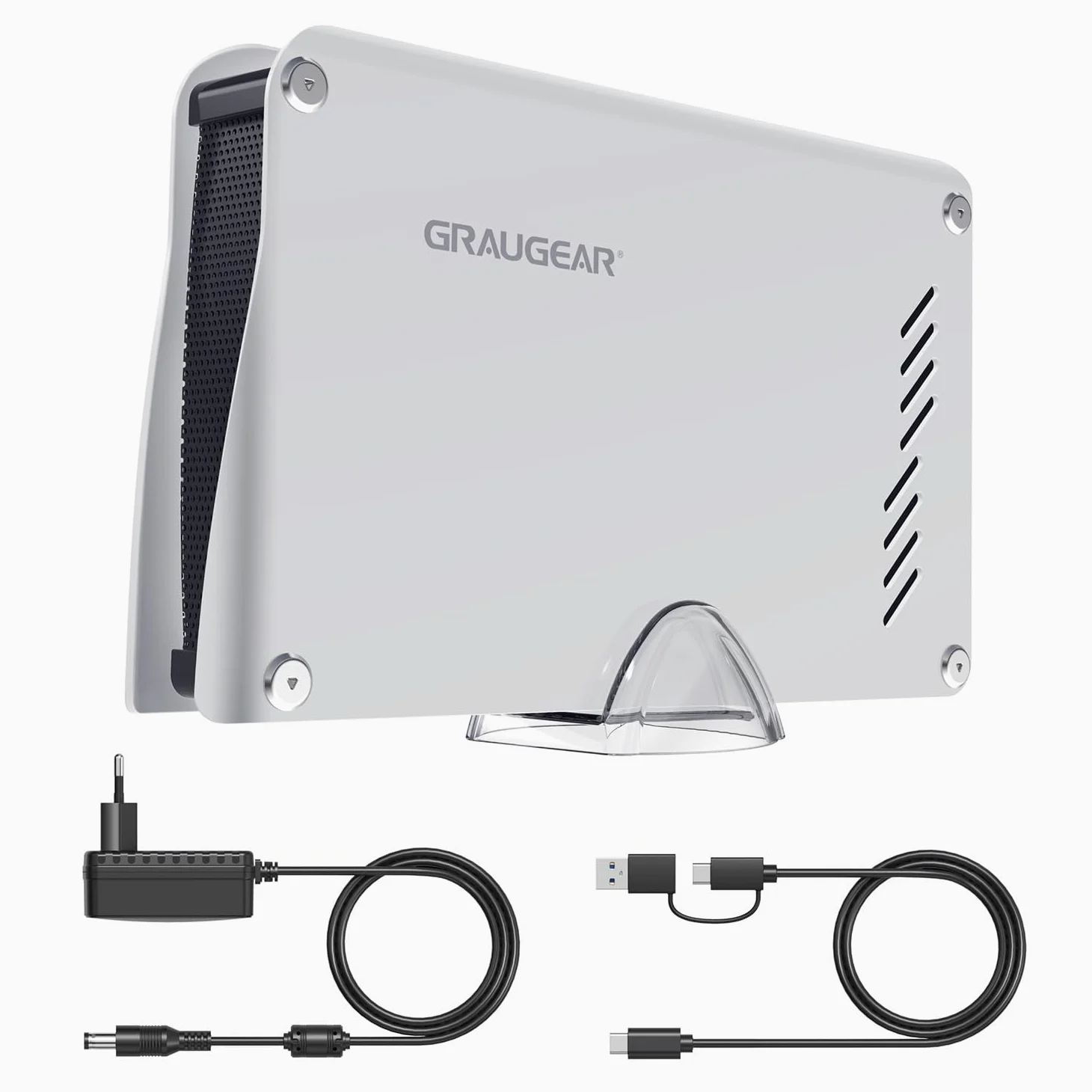 GRAUGEAR Disco rigido da 6 TB in alluminio per PS5, Slim, Pro 3,5 pollici HDD, formattato per PS5/PS4, ideale per giochi e spazio di archiviazione
