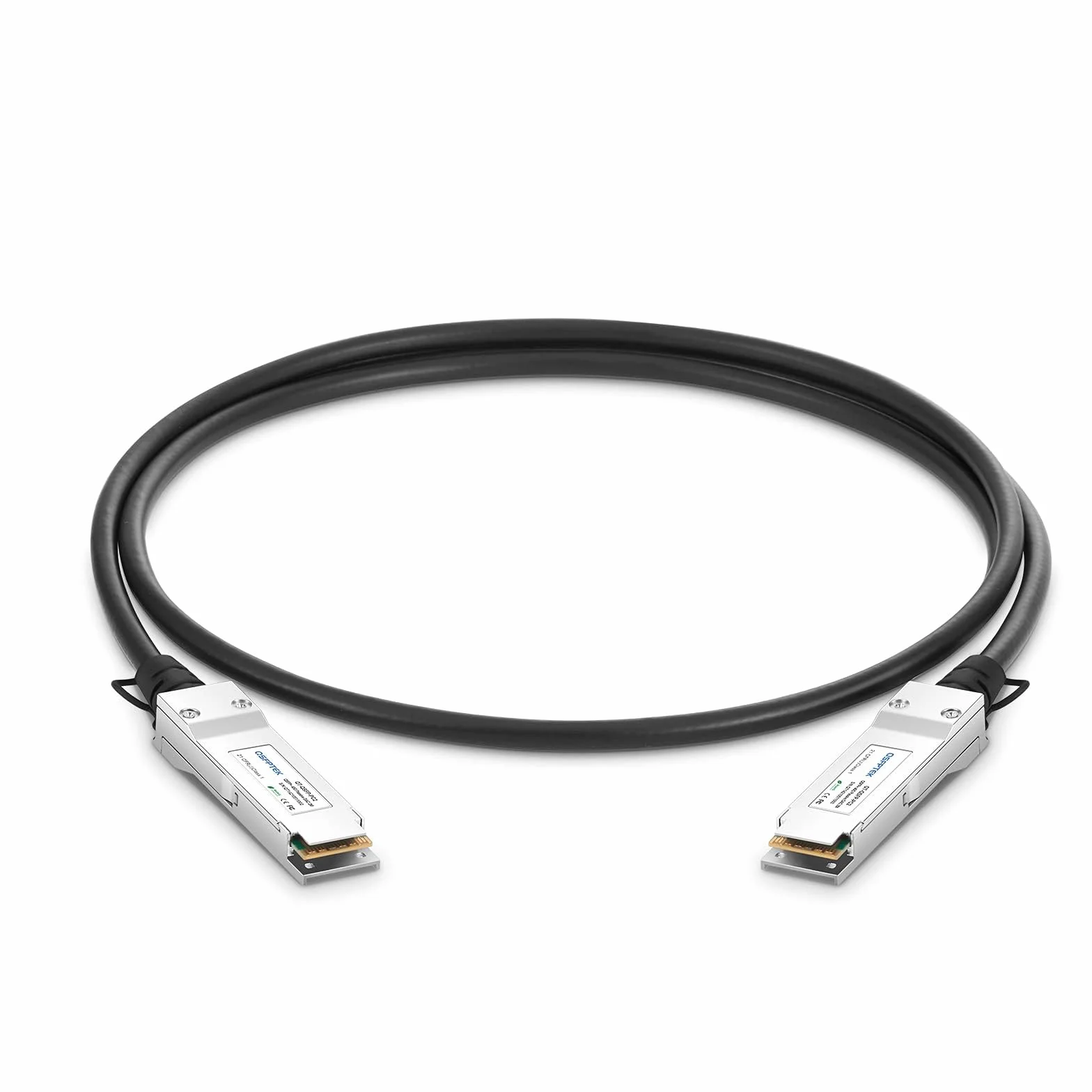 QSFPTEK 100G QSFP28 DAC Cable 1Meter, cavo Twinax in rame diretto passivo da 1m compatibile con Cisco QSFP-100G-CU1M