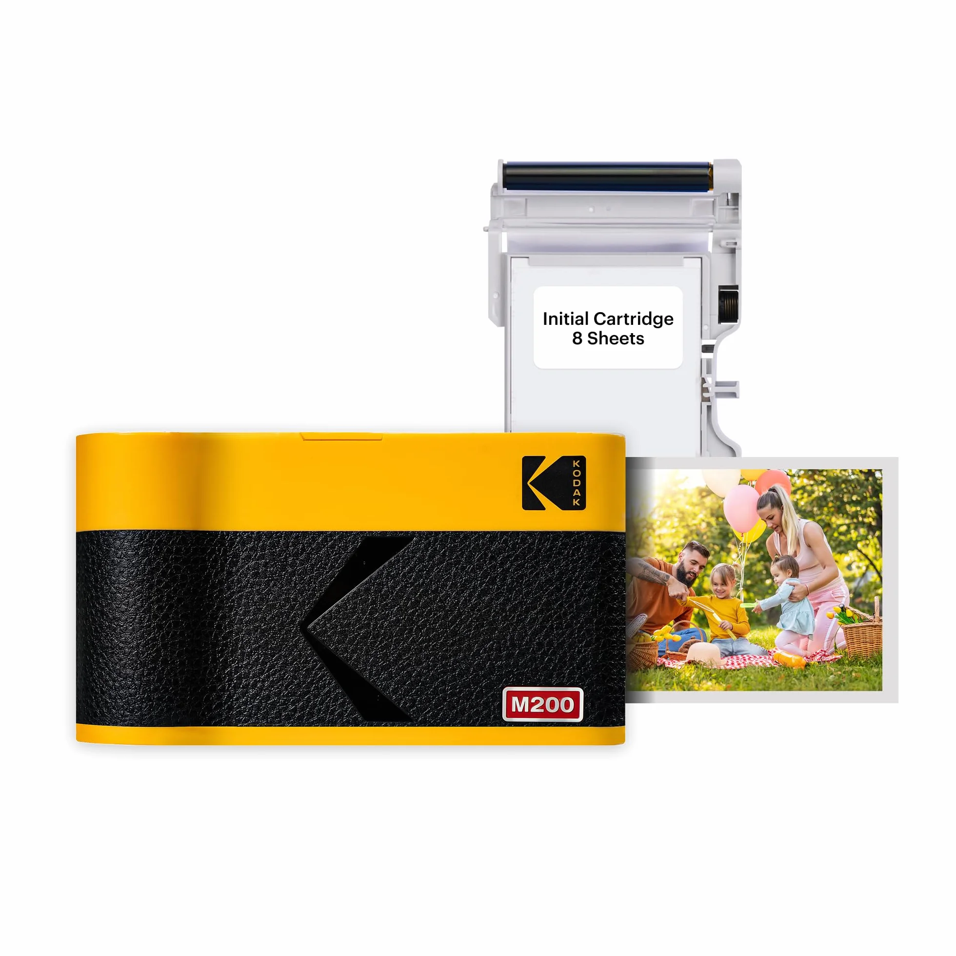 KODAK Mini 2 Era 4PASS Stampante Fotografica Portatile 5.3x8.6cm Giallo