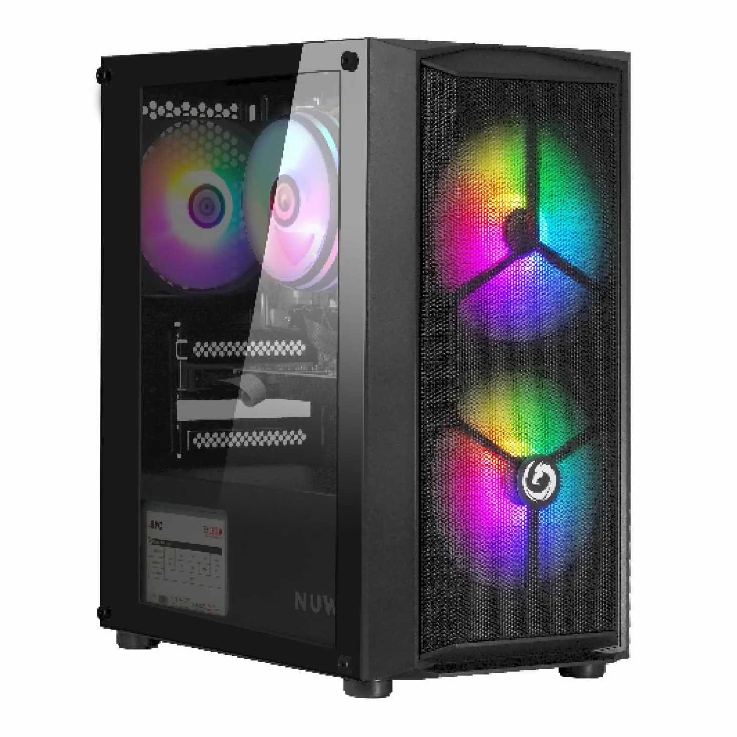 Nuwo PC Gaming Fisso Intel Core i5 3.8GHz RX 5500 8GB 16GB RAM SSD 1TB Windows 11 Pro