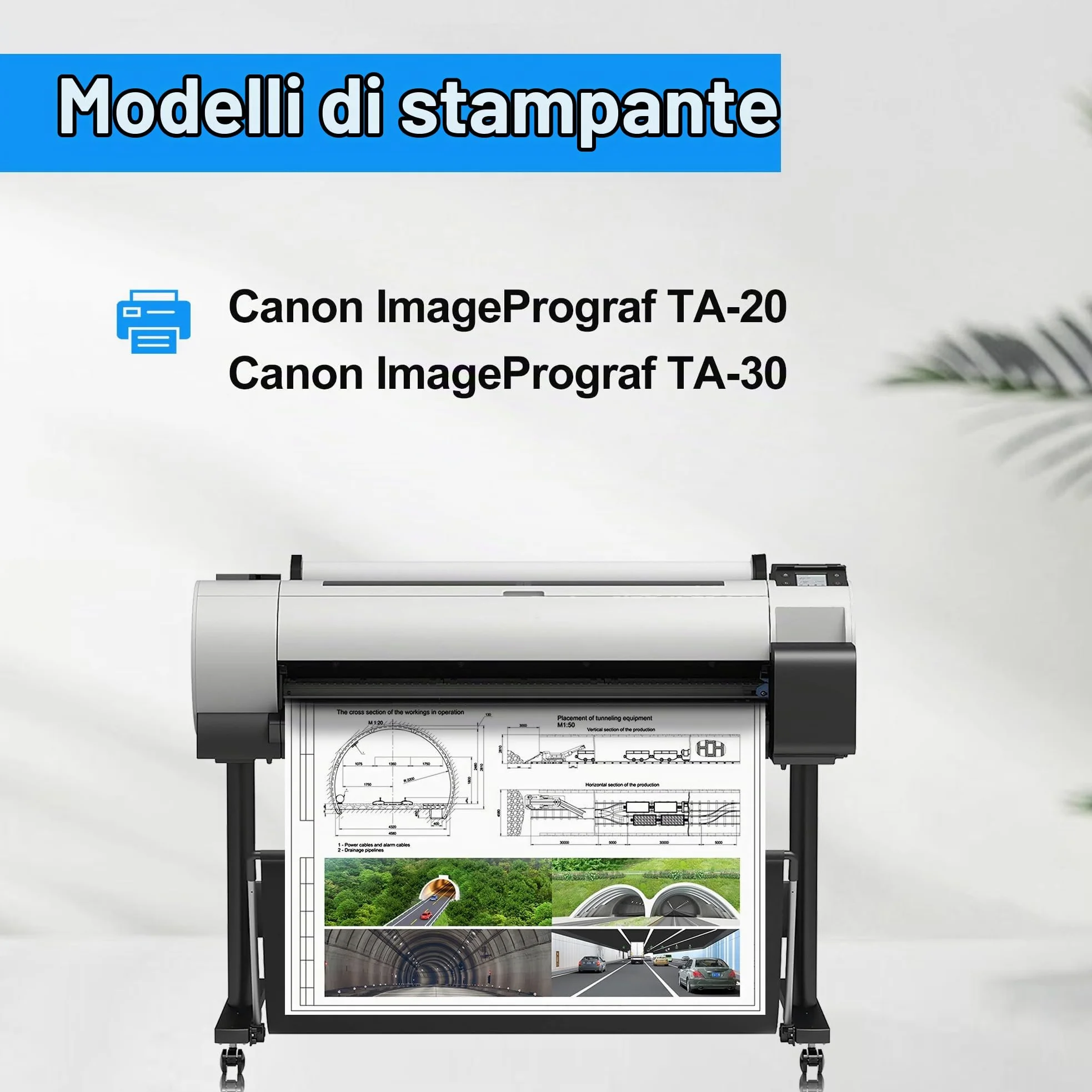 LCL PFI-030 Cartuccia d'inchiostro compatibile PFI030 PFI-030 PFI-030MBK PFI-030BK PFI-030C PFI-030M PFI-030Y (MBK+KCMY) Sostituzione per Canon ImagePrograf TA-20 ImagePrograf TA-30