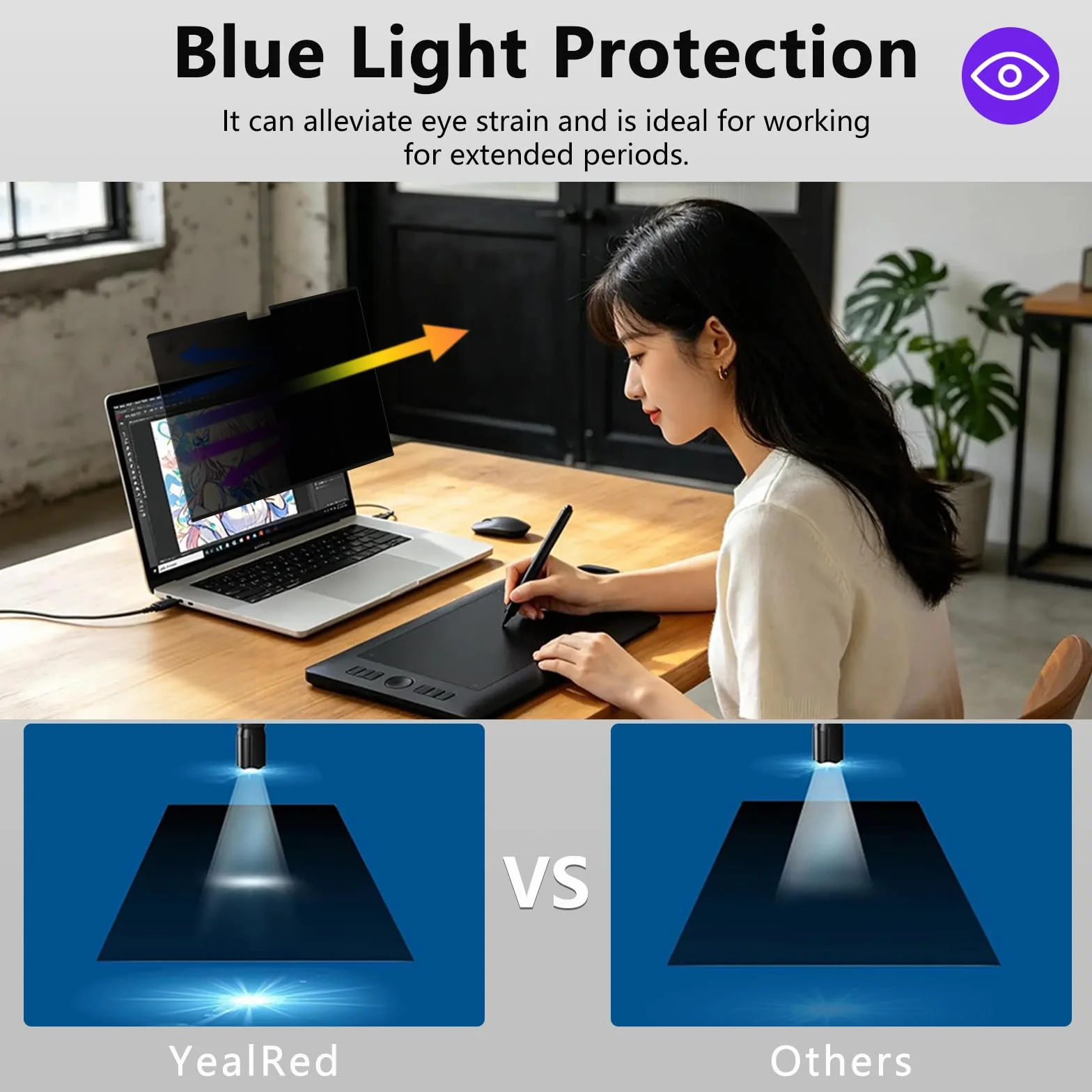 Pellicola Privacy Magnetica per MacBook Pro 16 pollici (2026–2021 M5/M4/M3/M2/M1 Pro/Max), Protettiva per Privacy Mac 16,2", Filtro Anti-Spia Luce Blu, Pellicola Protettiva Rimovibile