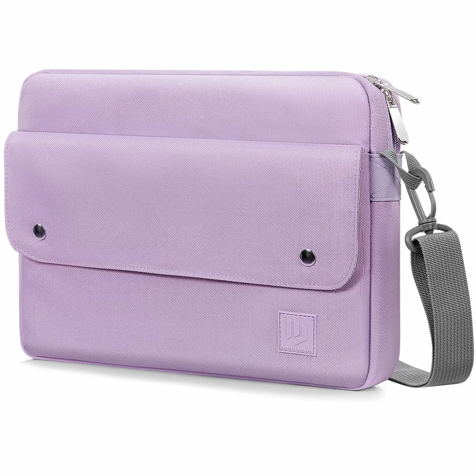 Dadanism 9-11 Pollici Tablet Custodia Borsa a Tracolla per iPad (A16) 11", iPad Air 11" M4/M3, iPad Pro 11" M5/M4, iPad 10a Gen 10,9", iPad 9/8/7a Gen 10,2", Galaxy Tab A11+ 11", Tab M11 11", Viola