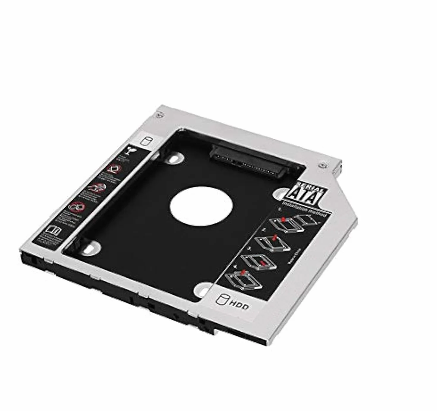 Padarsey, adattatore universale per hard disk da 12,7 mm SATA a SATA, 2° SSD, compatibile con DELL HP Lenovo ThinkPad ACER Gateway ASUS Sony Samsung MSI Laptop