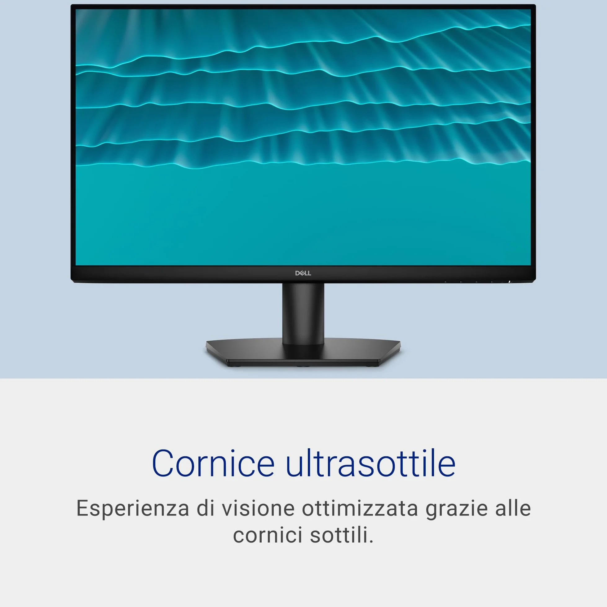 Dell 24 Monitor - SE2426H, Full HD (1920x1080), 144Hz, IPS, 1ms MPRT, AMD FreeSync, VESA (100x100mm), 2 HDMI, 3 Anni di Garanzia, Nero